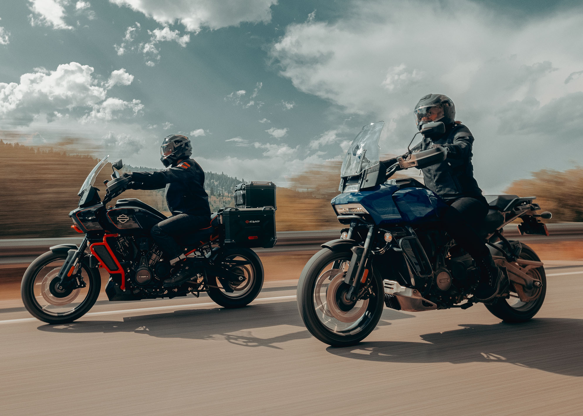 2025 Pan America 1250 Special Motorcycle Riding Shot