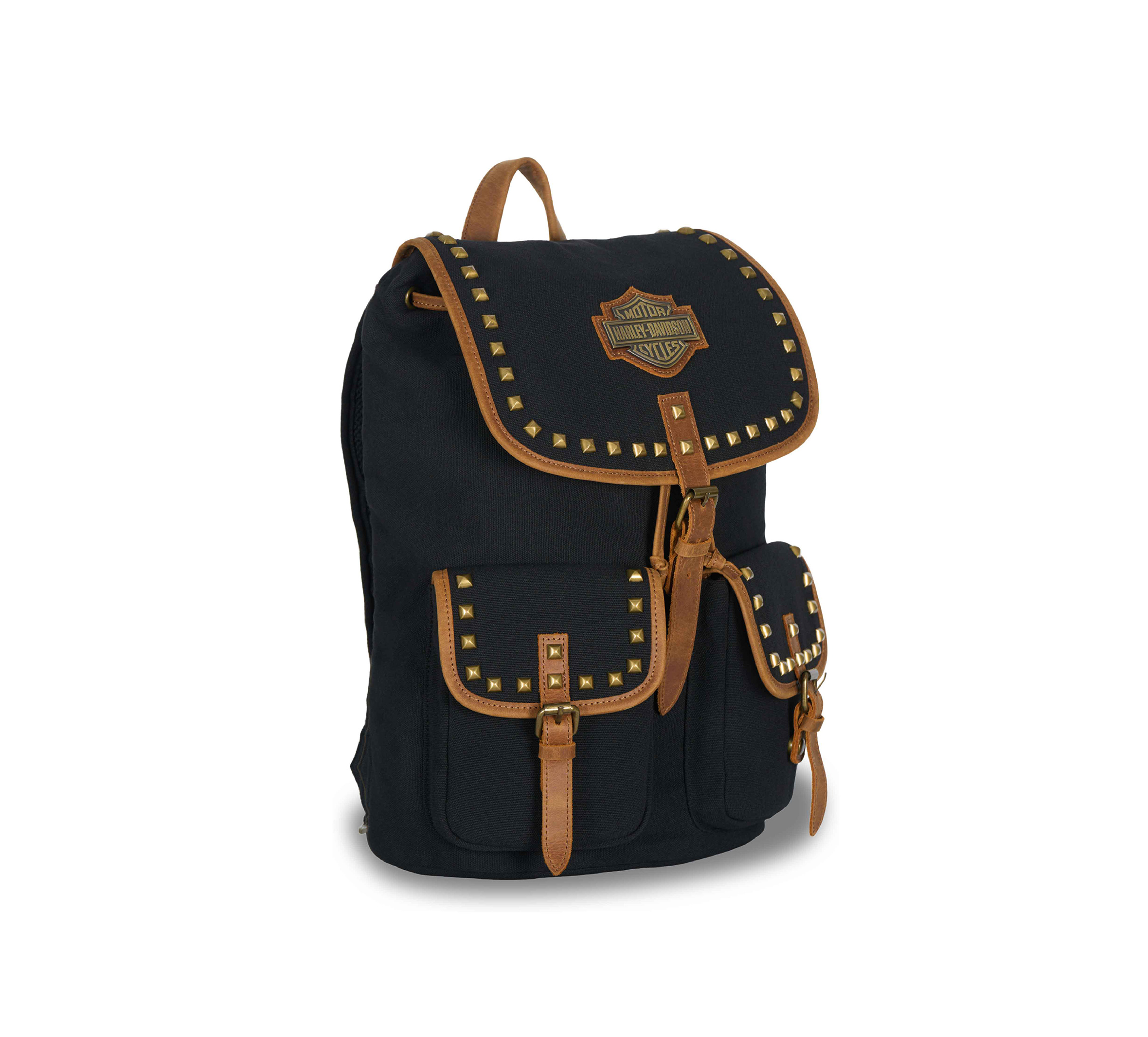 Harley-Davidson 純正・バイク用ポーチ Pyramid Stud Backpack | Harley-Davidson USA