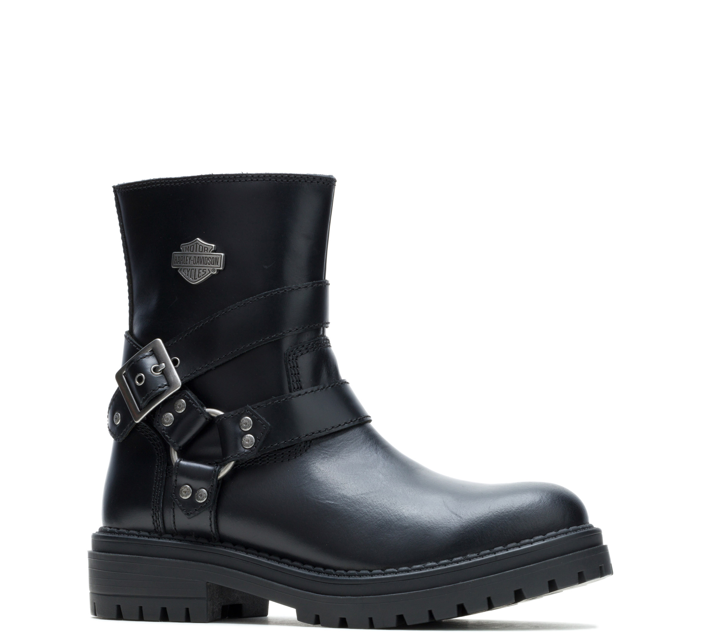 Harley-Davidson サイドゴアブーツ スタッズ ハーネス　8 1/2 Women's Sienna Harness Boot | Harley-Davidson USA