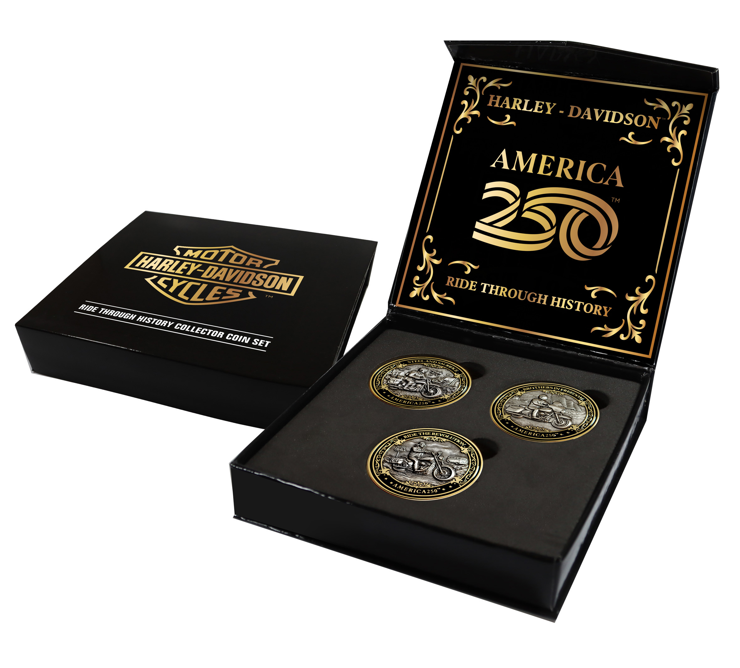 H-D™ America250® Ride Thorugh History Series Collector Coin Set