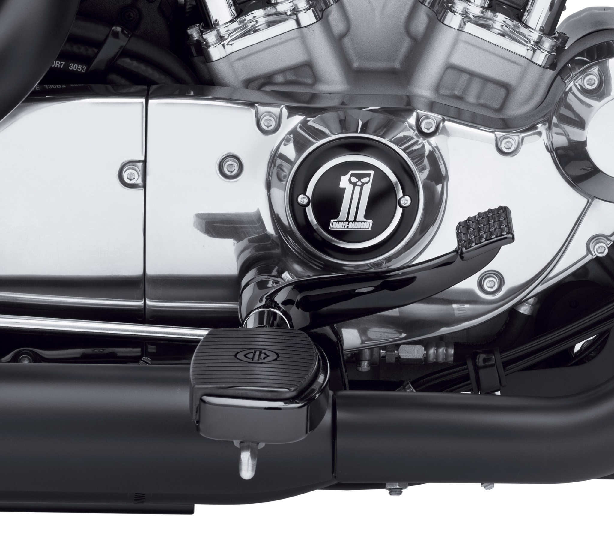 Verlengde Mid-control set - Zijdeglans zwart