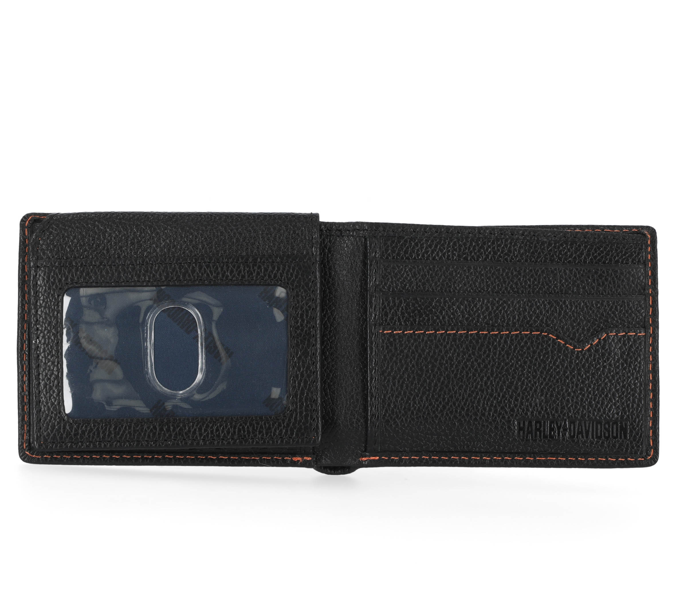 Portefeuille en cuir classique Skull pour hommes