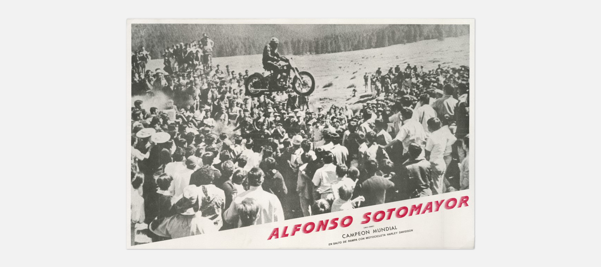 An archival video of Alfonso Sotomayor performing the Salto De La Muerte - The Jump of Death.