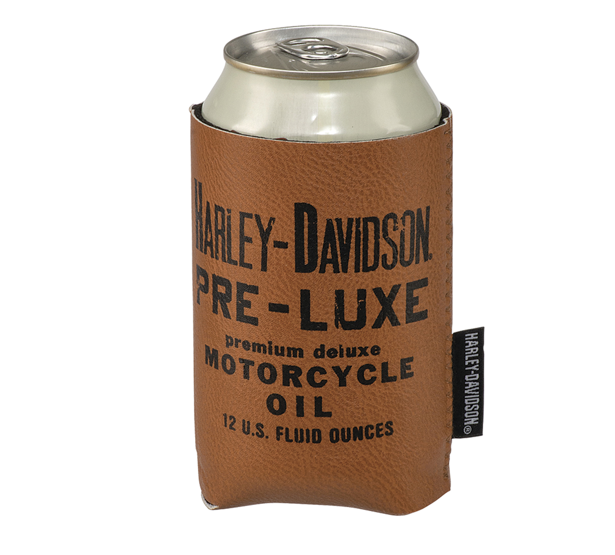 Pre-Lux Leatherette Can Cooler