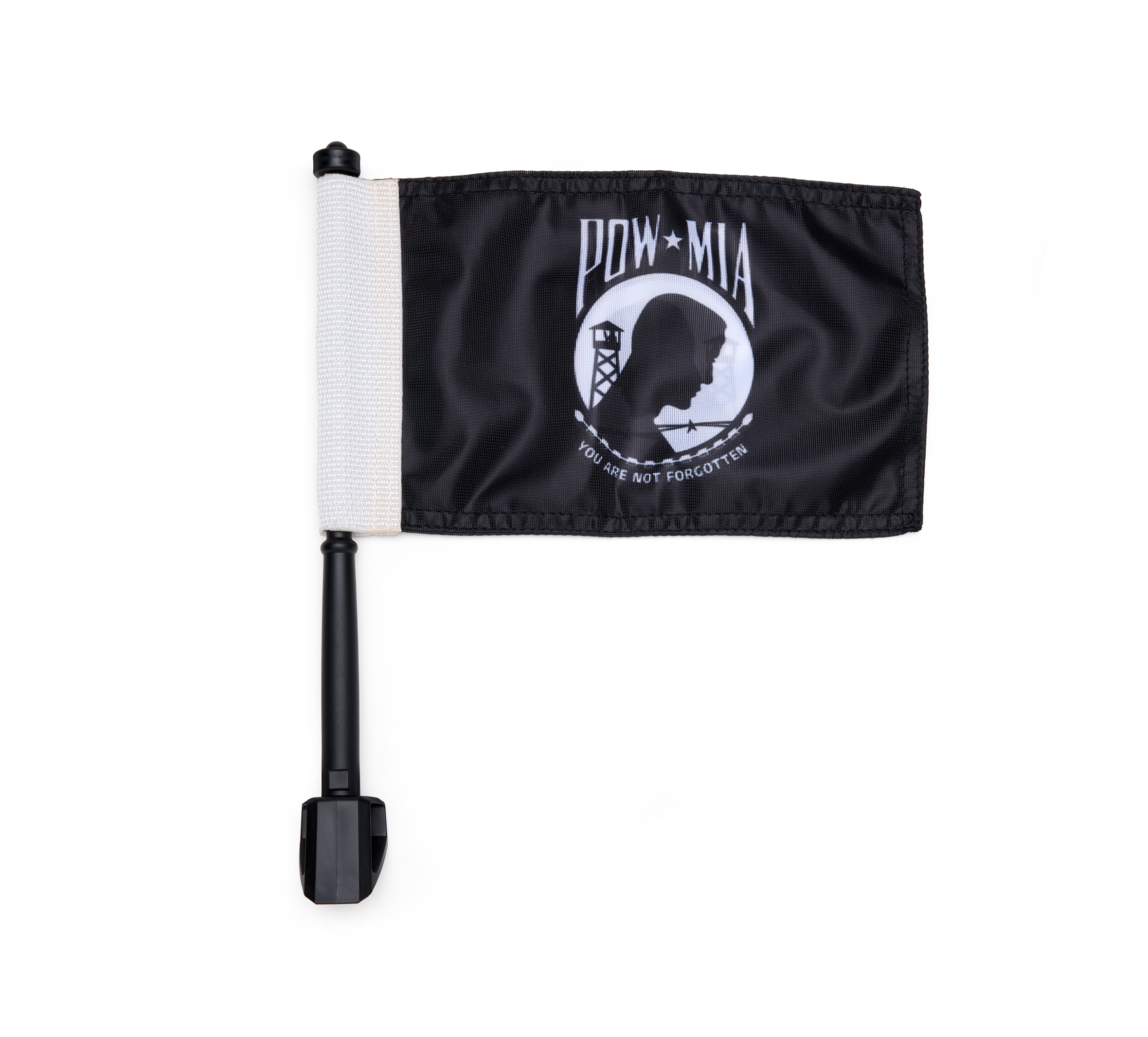 Kit de bandera POW/MIA para montaje en alforja o Tour-Pak.