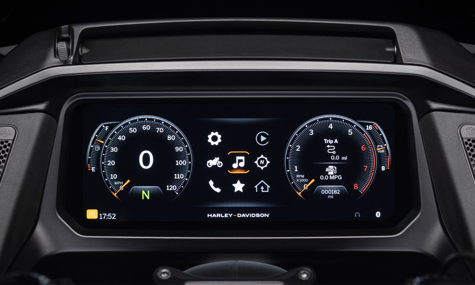 Motorcycle Infotainment screen