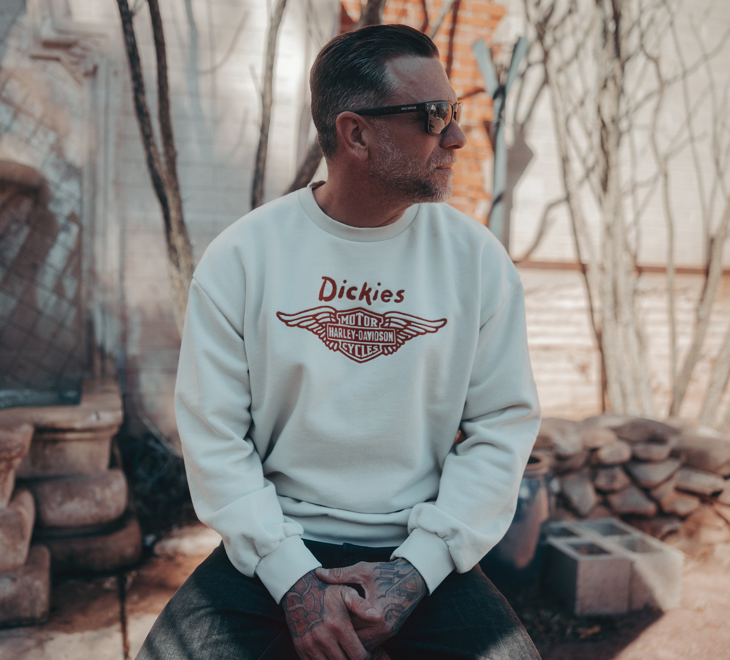 Dickies x H-D Boxy Fit Crewneck Sweatshirt
