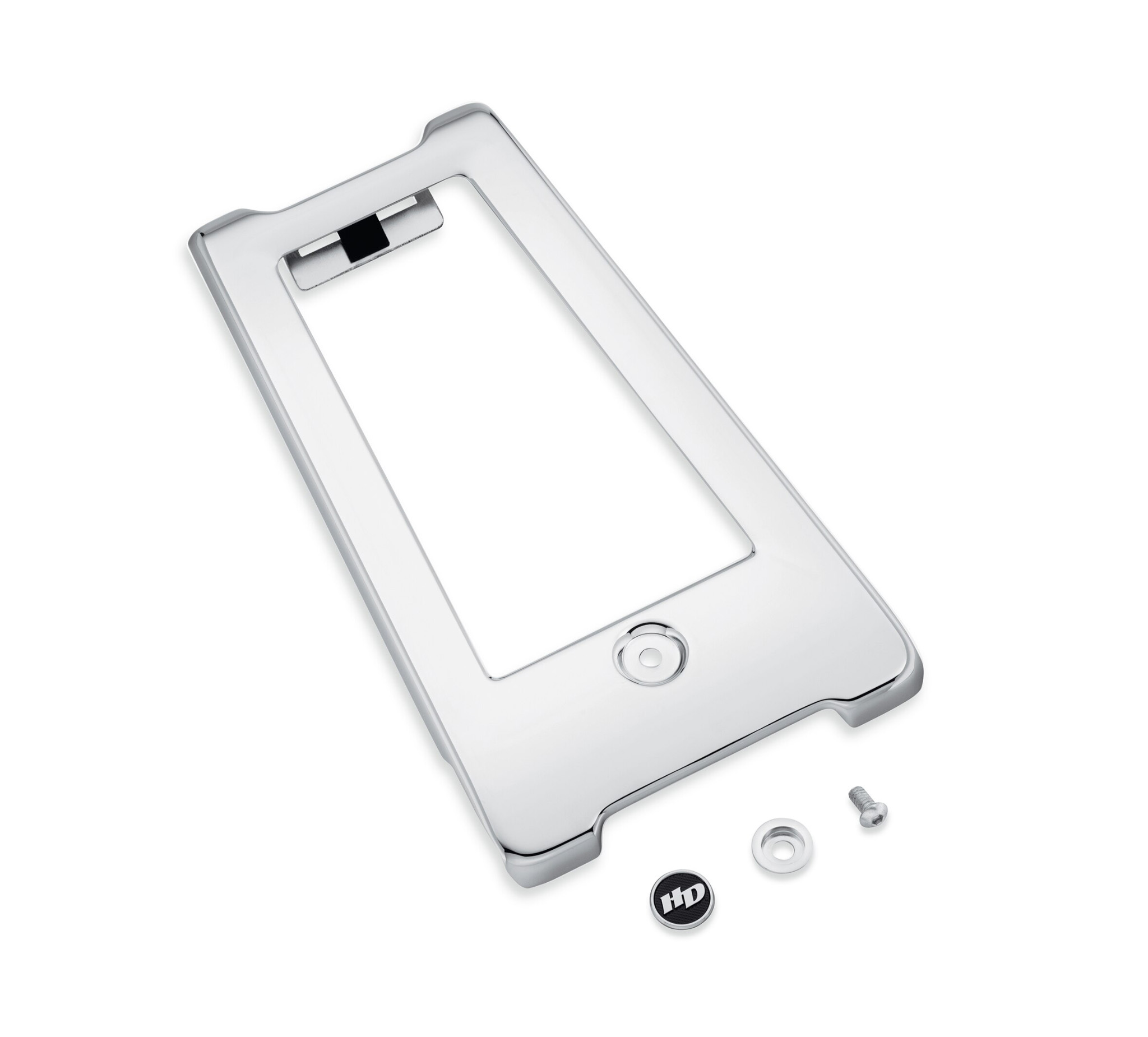 Cache-radiateur d’huile chromé