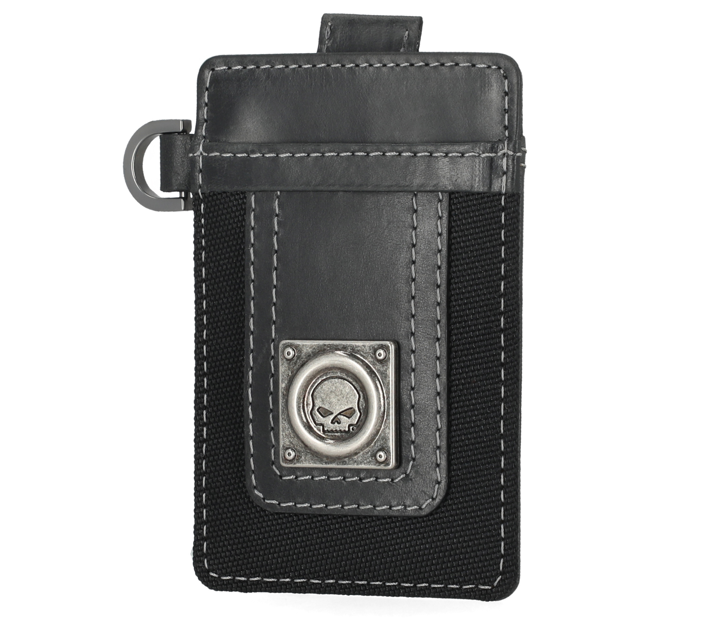 Skull Stitch Card Case Wallet