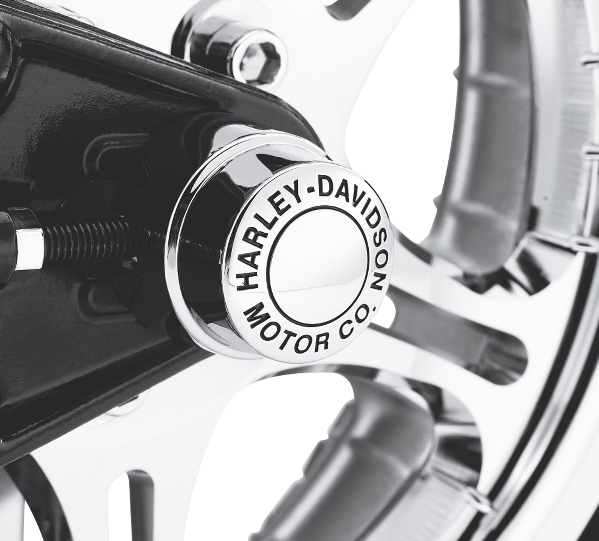 Harley-Davidson Motor Co. Rear Axle Nut Covers