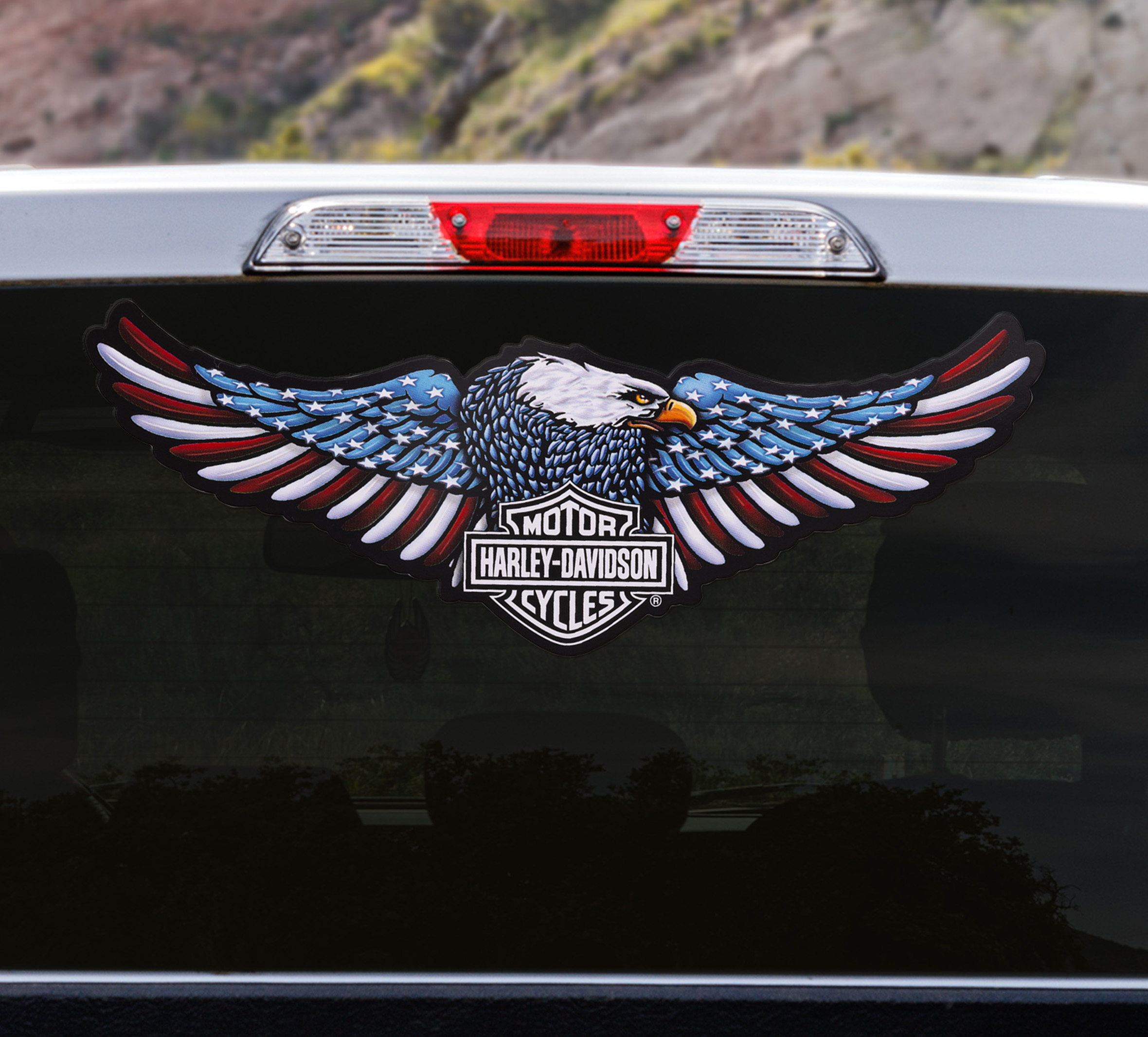 Patriotic 4-Piece Decal Assortment