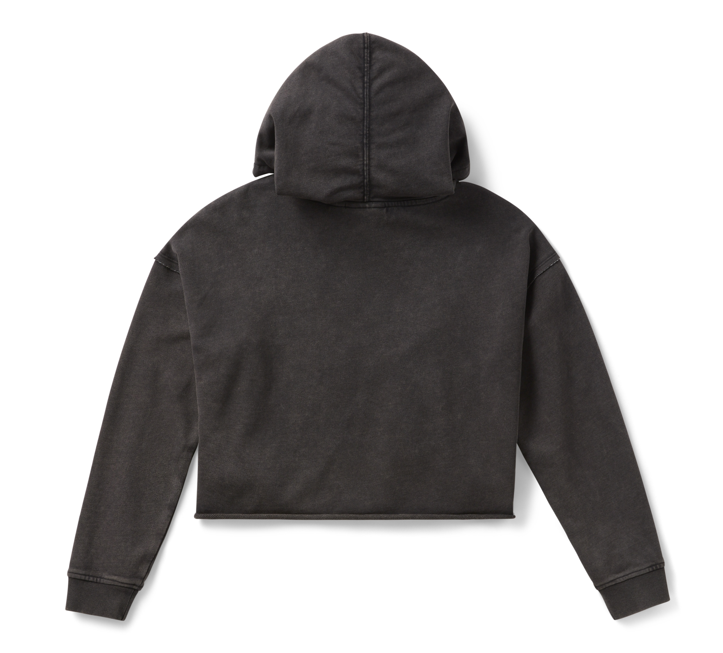 Women's Neon Eagle Cropped Pullover Hoodie