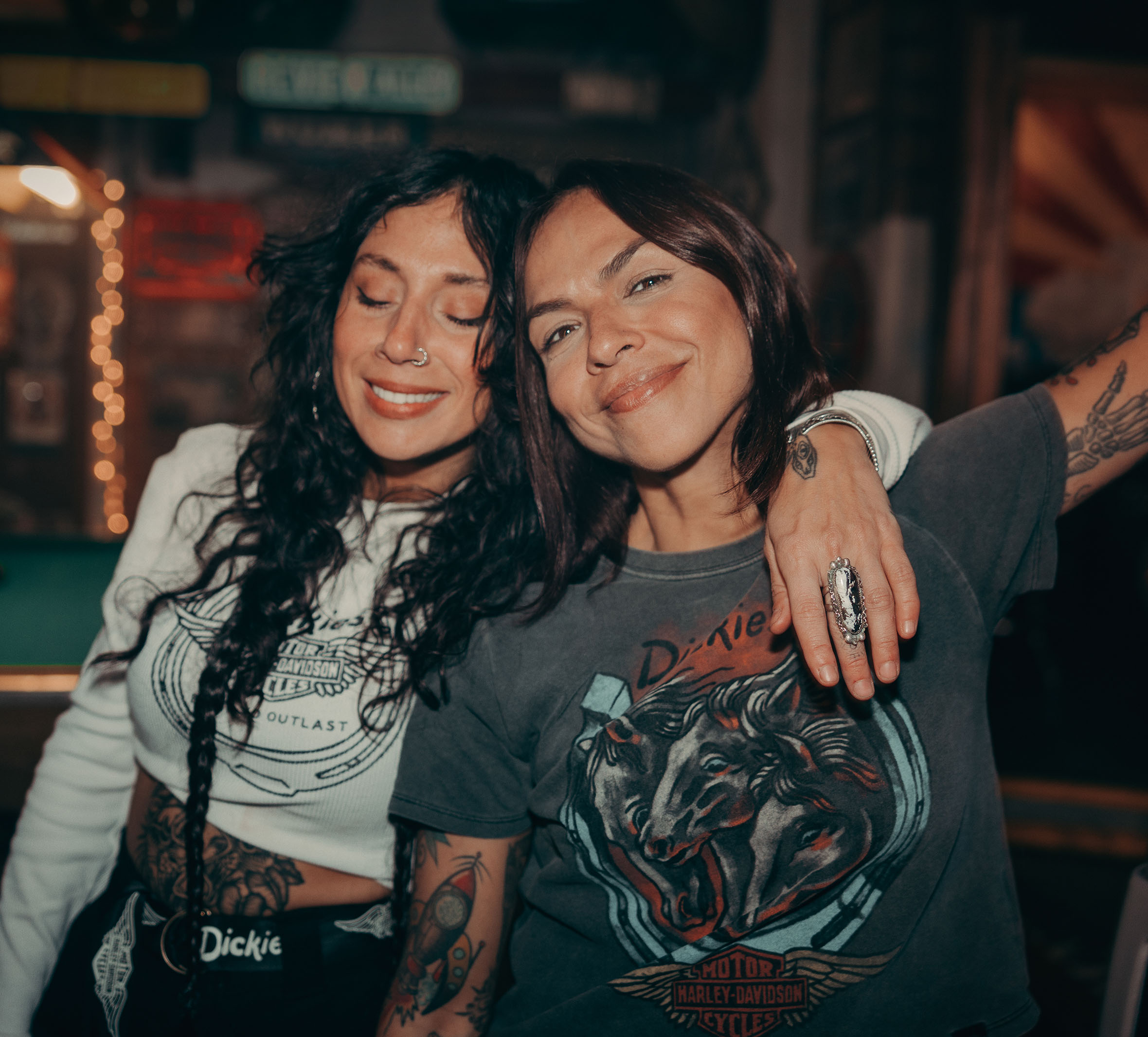 Women's Dickies x H-D Triple Horse Boxy Fit Tee