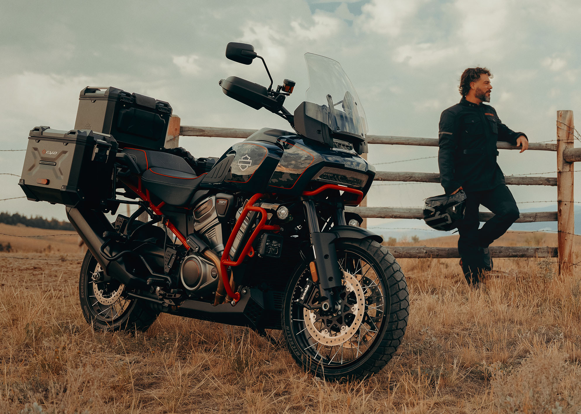 2025 CVO Pan America Lifestyle Shot