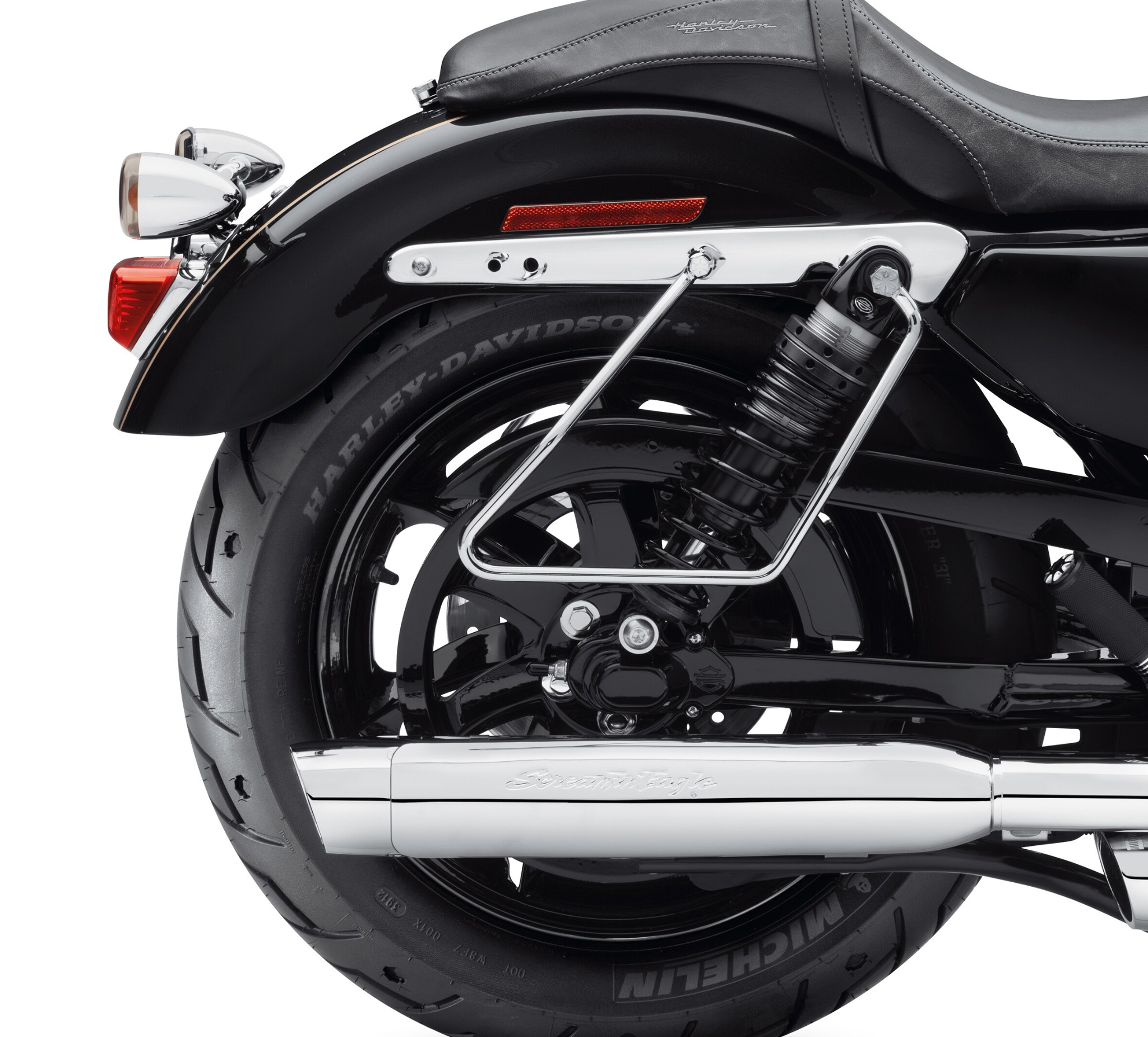 Chrome Saddlebag Supports