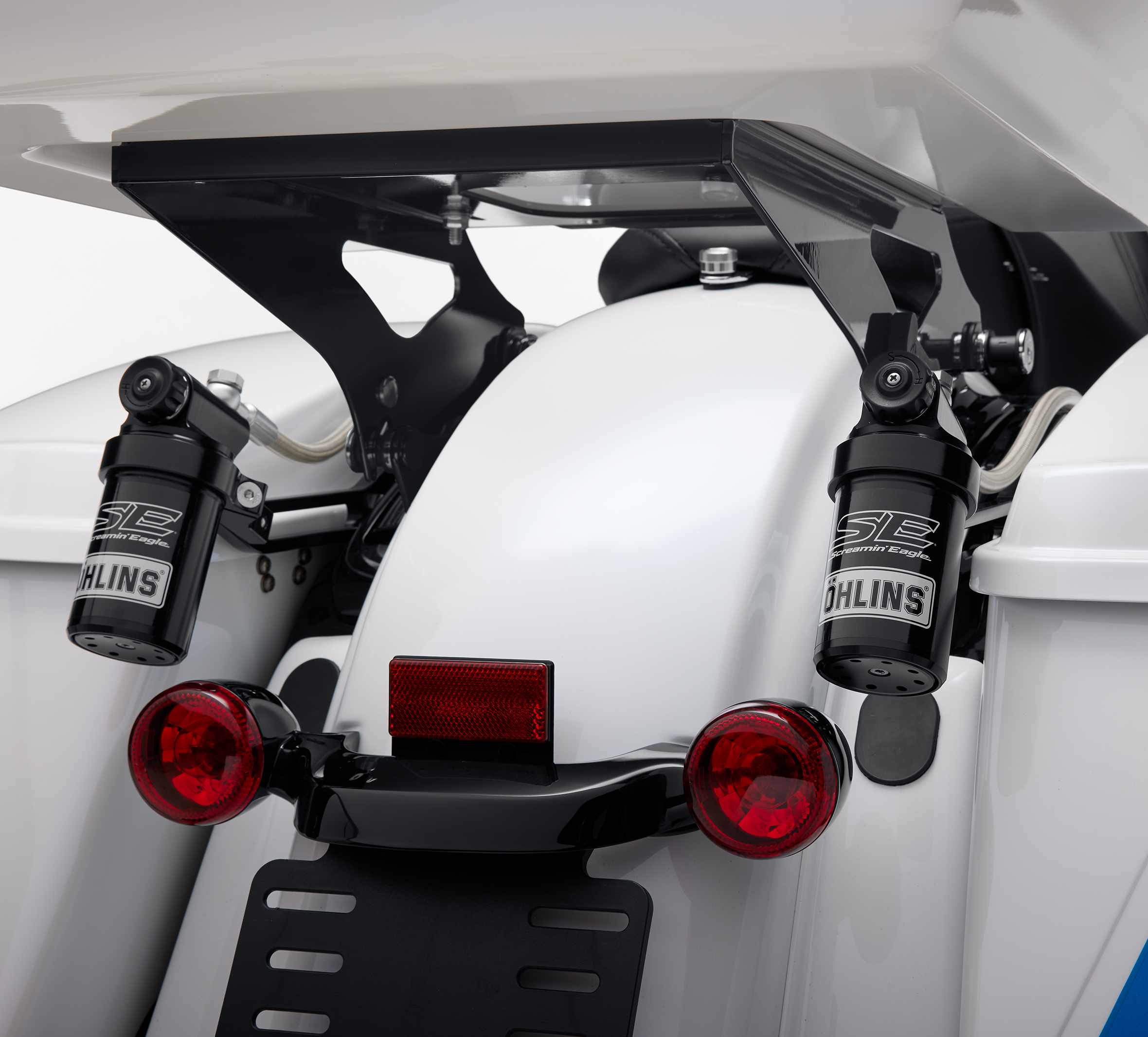 Screamin' Eagle/Öhlins Remote Reservoir Rear Shocks