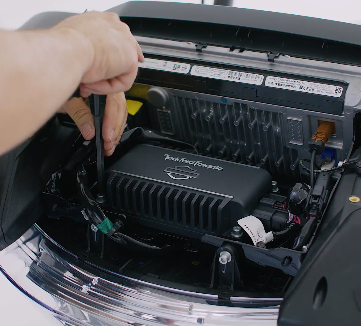 Harley-Davidson Audio powered by Rockford Fosgate - Primary Amplifier - 500W