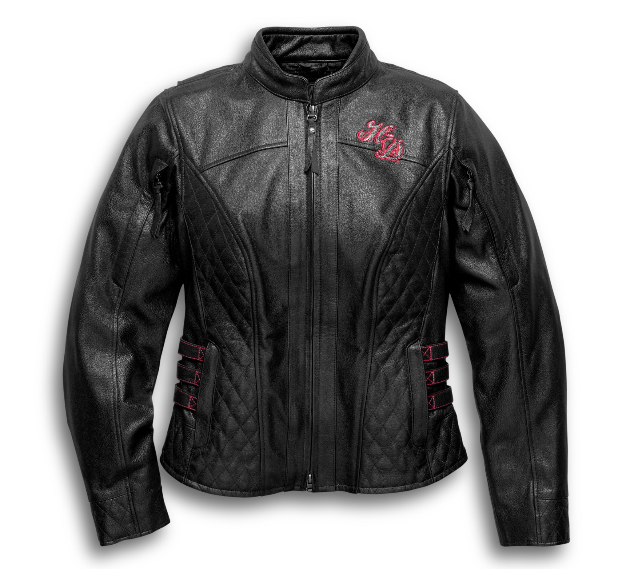 Women's Scroll Skull 3-in-1 Leather Jacket