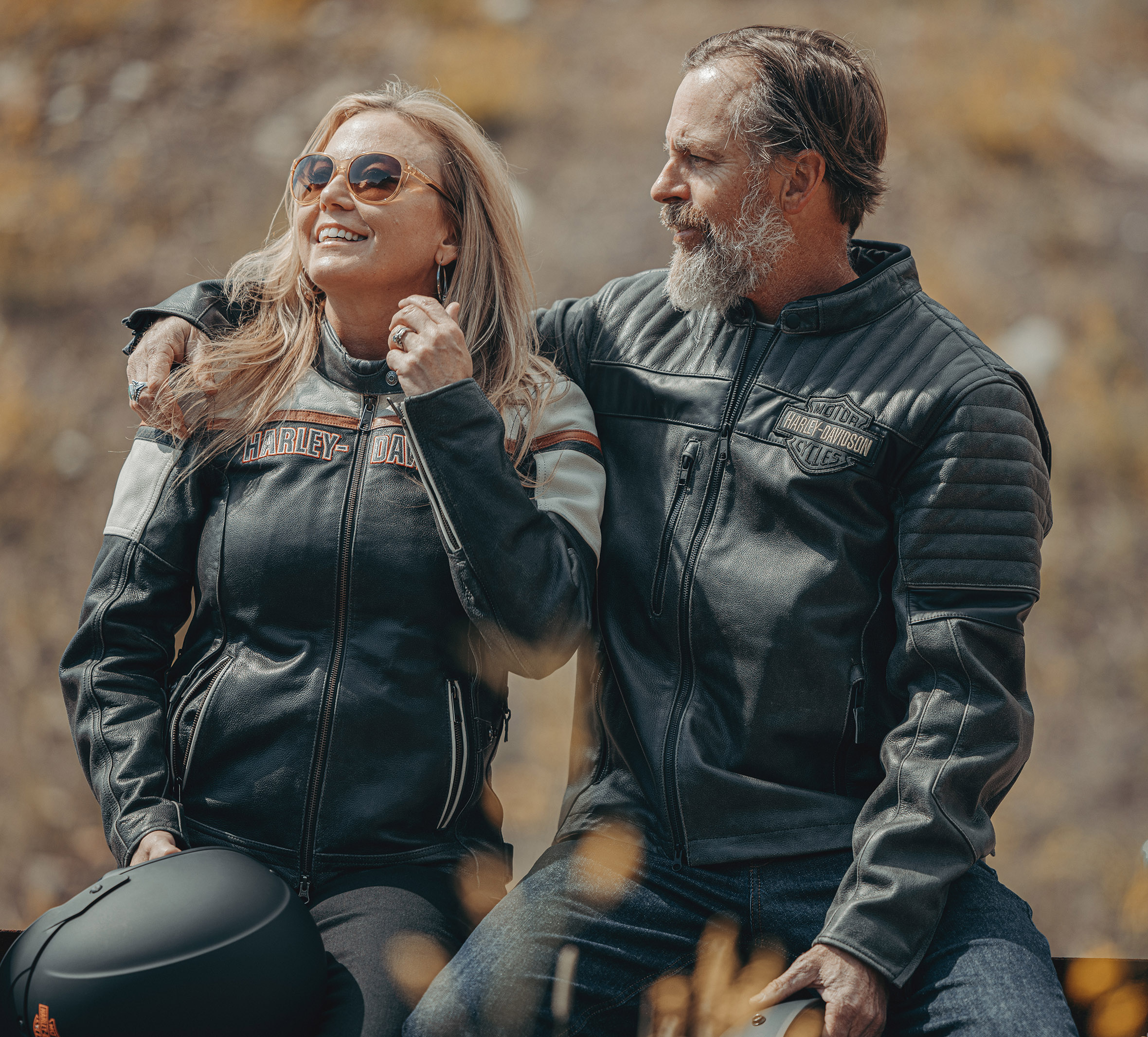 Men's H-D Passing Link III Leather Jacket