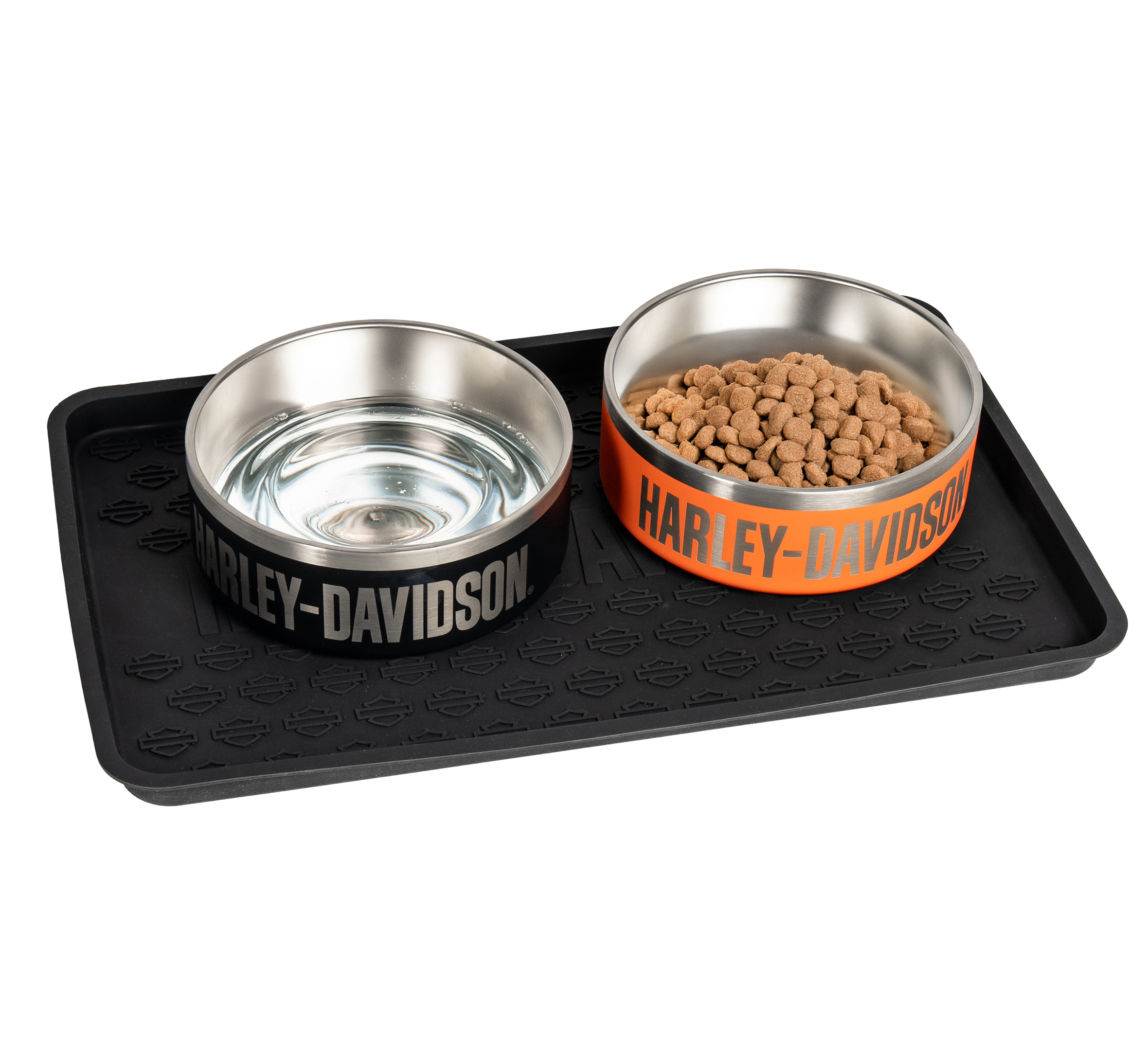 Open Bar & Shield Silicone Pet Bowl Mat | Harley-Davidson USA