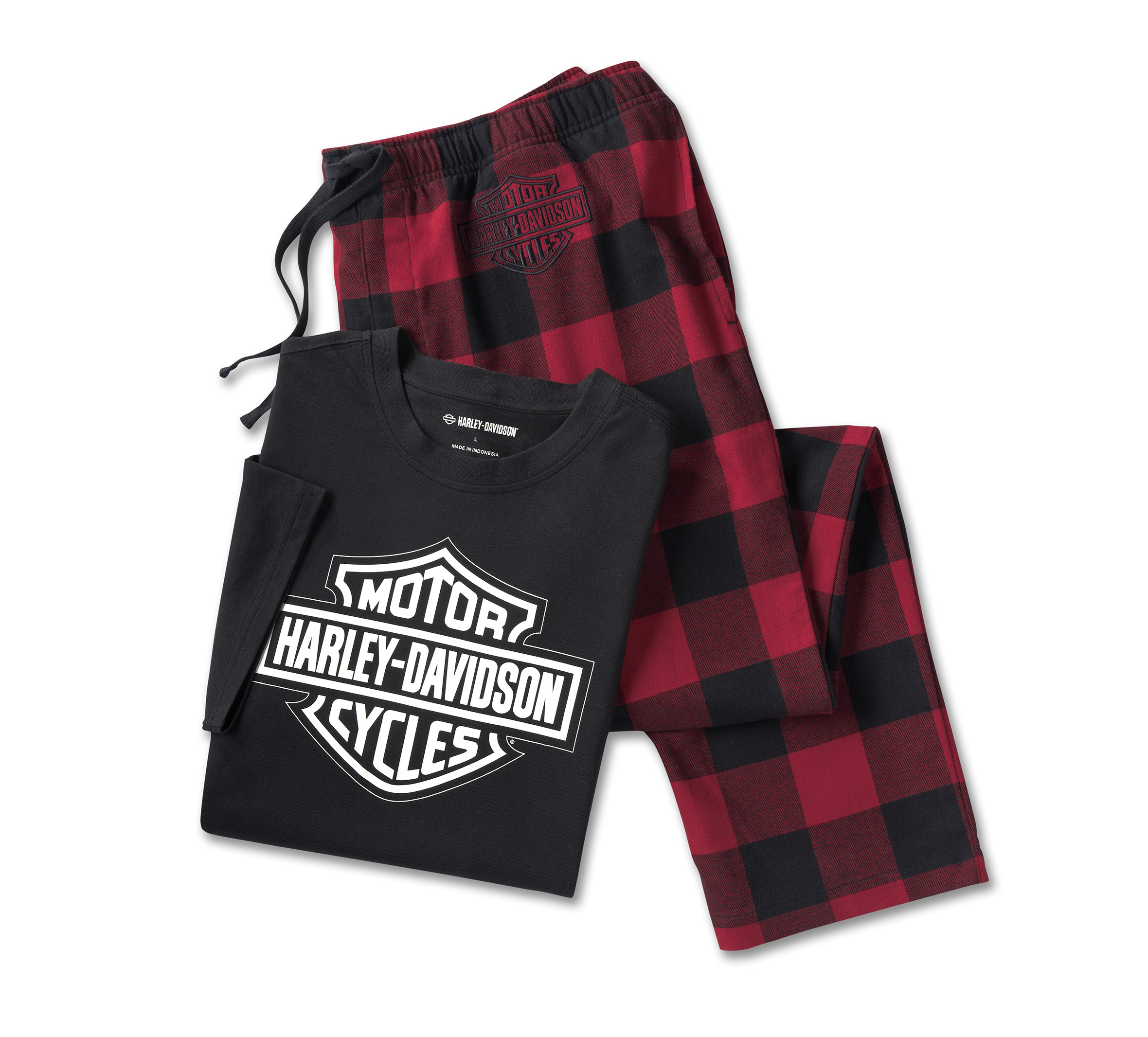 Bar & Shield Short Sleeve Pajama Set