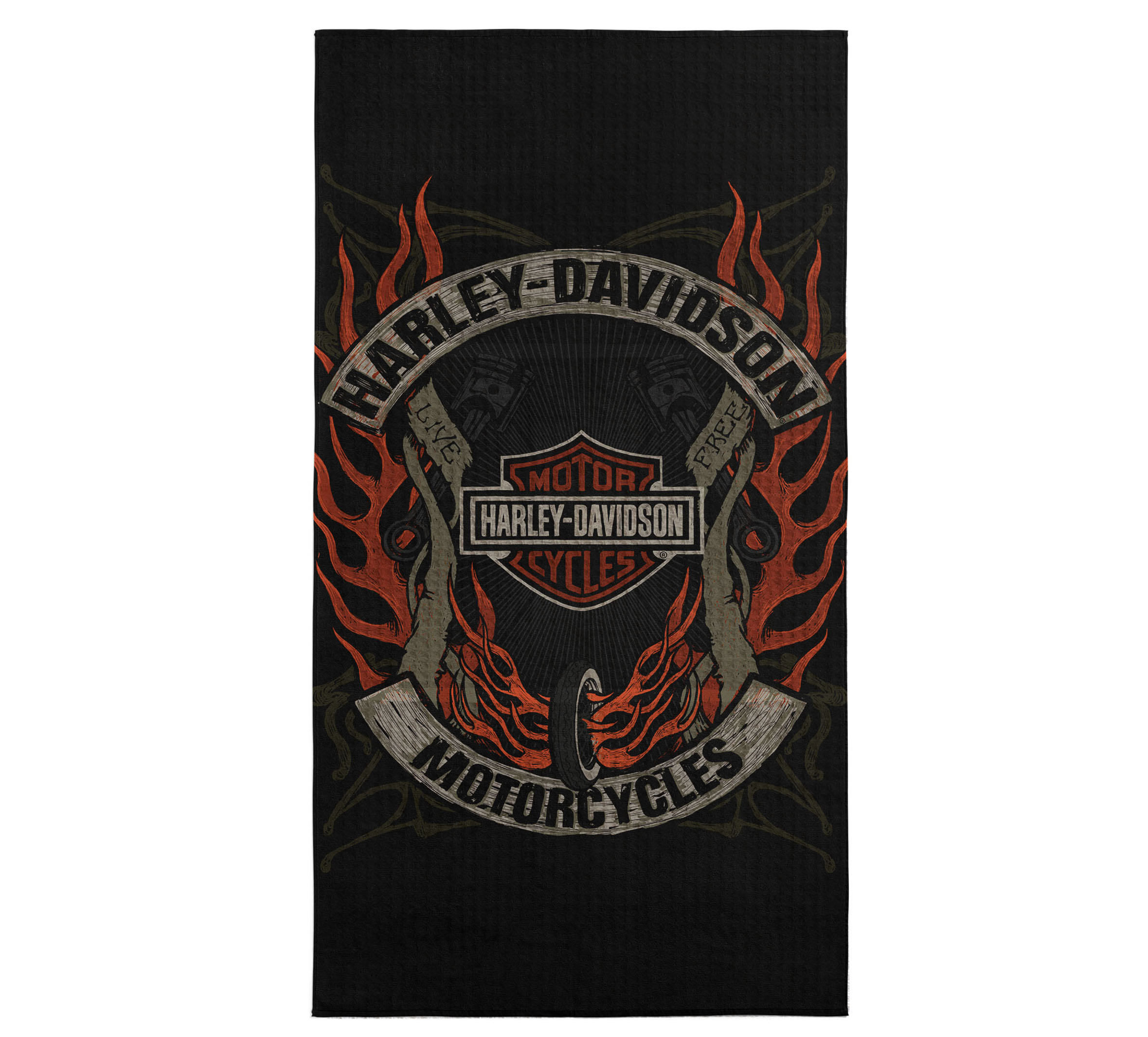 Skull & Snake Sand Free Waffle Weave Beach Towel