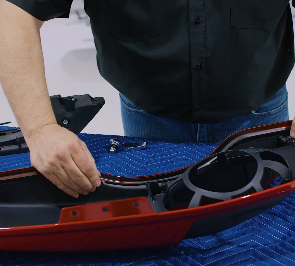 Harley-Davidson Audio powered by Rockford Fosgate - Saddlebag Speaker Installation Kit