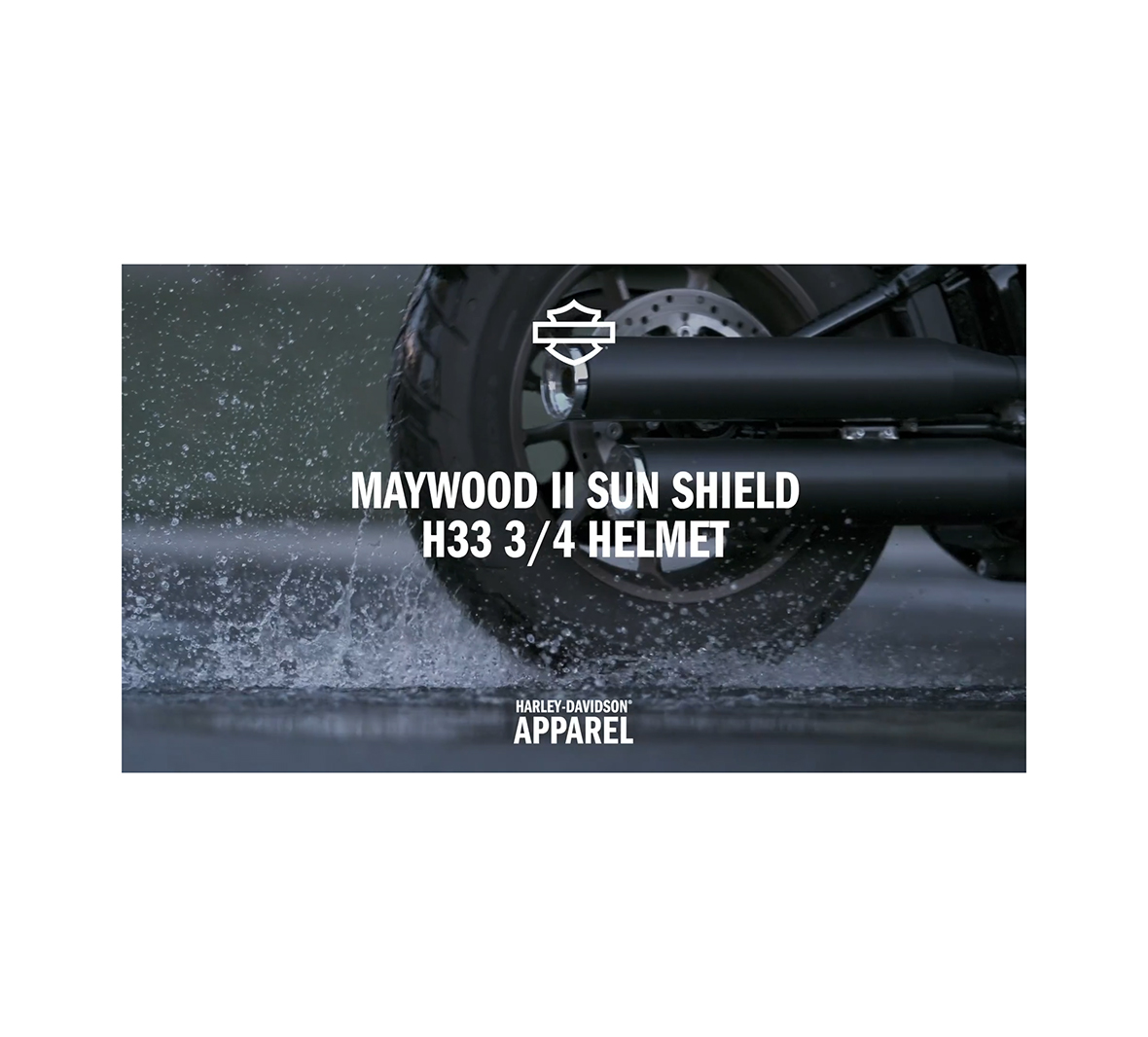 Maywood II Sun Shield H33 3/4 Helmet
