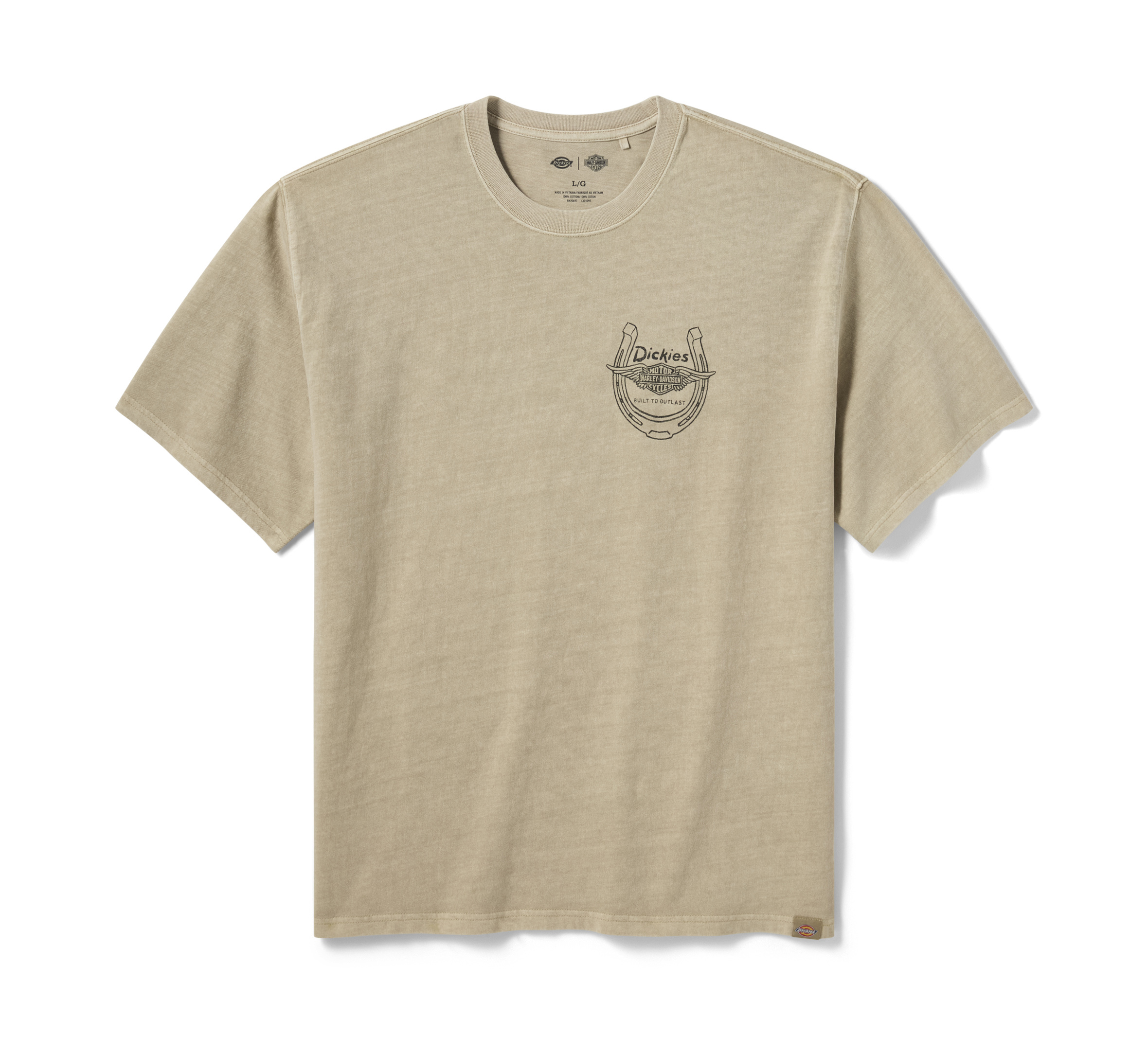 Camiseta Dickies x H-D Horsepower Heavyweight Pigment Dyed para hombre