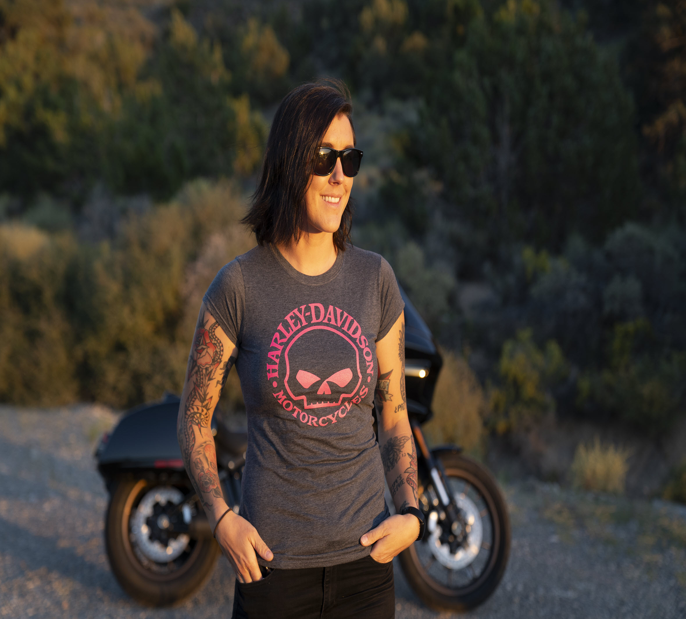 Women's Willie G. Skull Tee