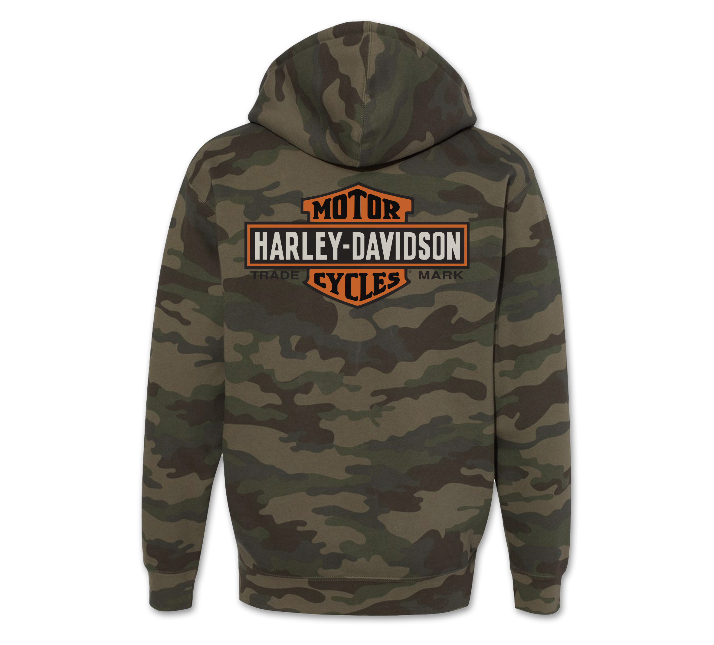 Men's Trademark Bar & Shield Flames Heavyweight Hoodie | Harley