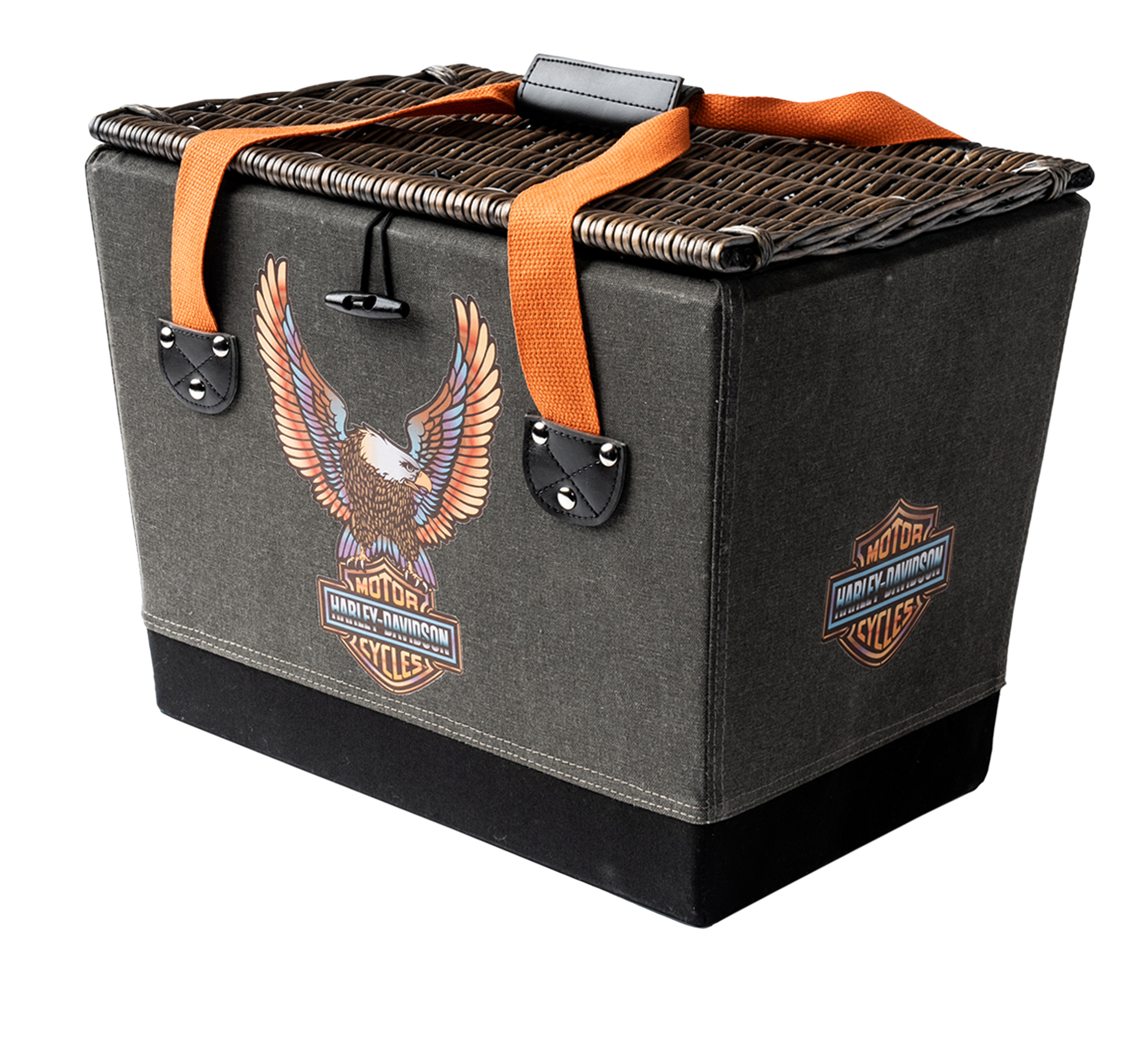 H-D Vivid Bar & Shield Eagle Picnic Basket