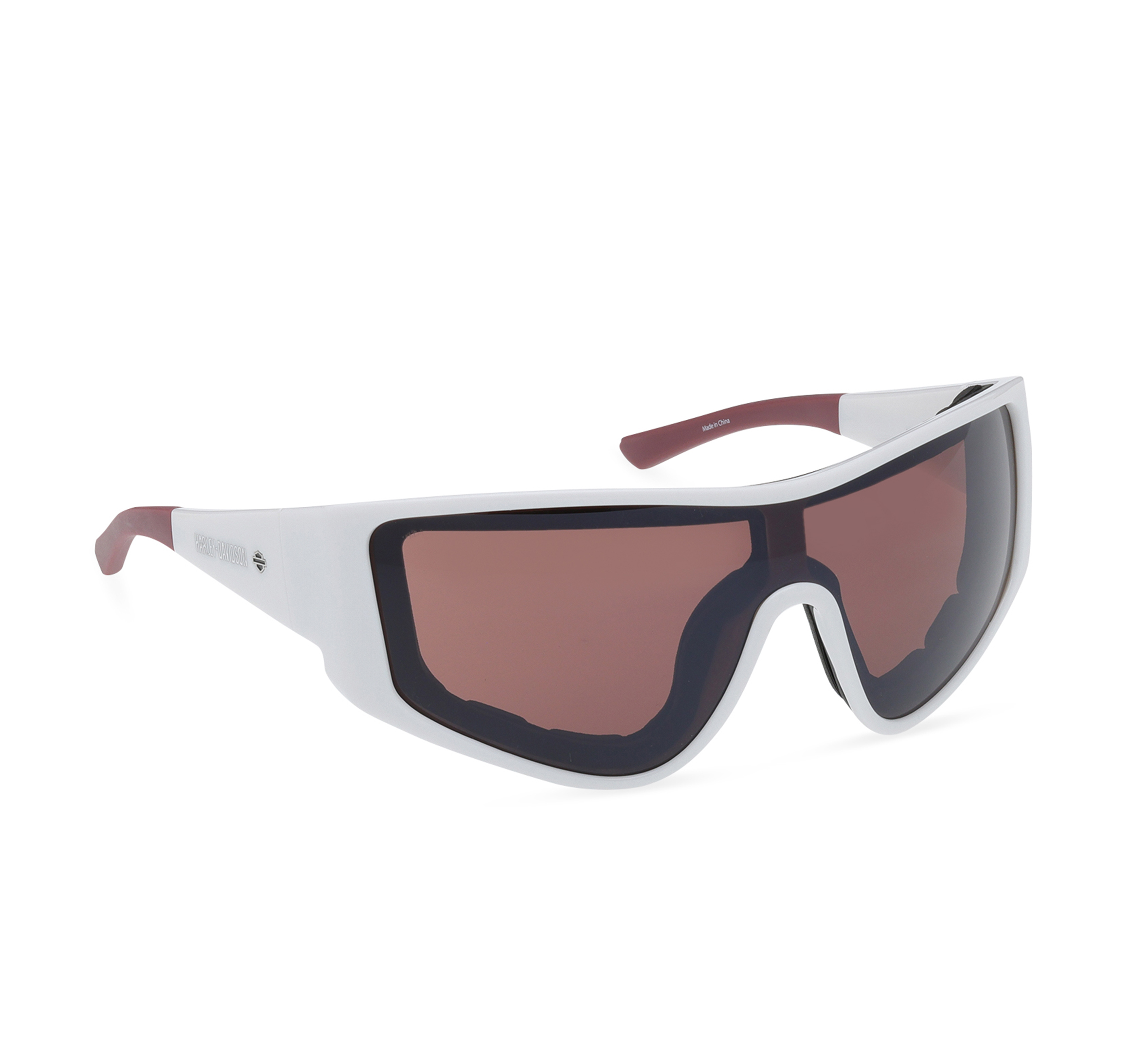 Edgy Shield Injected Motorcycle Riding Sunglasses