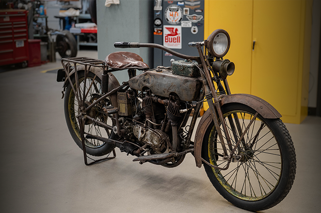 Haley-Davidson Museum Vintage Bike