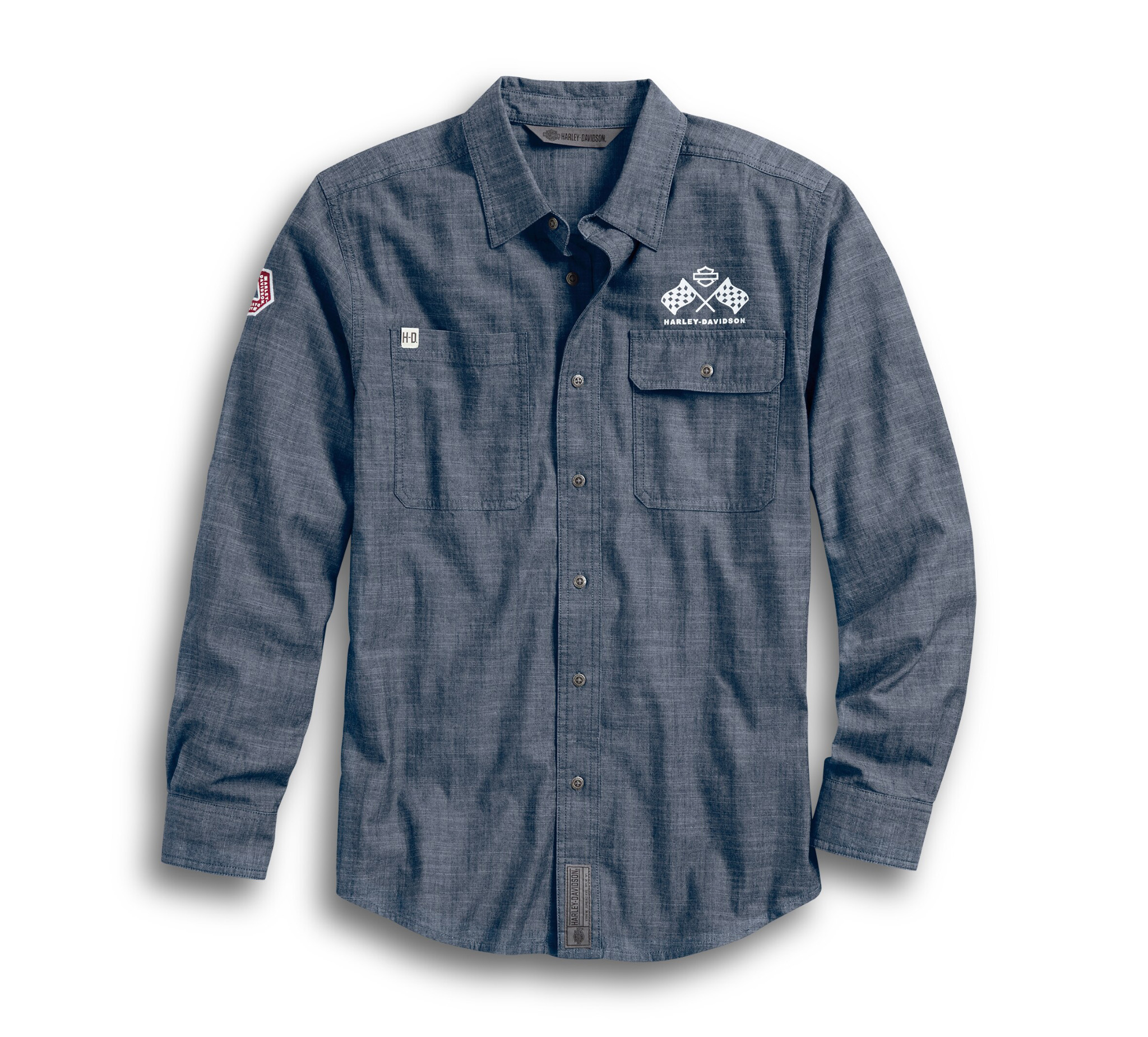 Men's Retro Race Flag Shirt