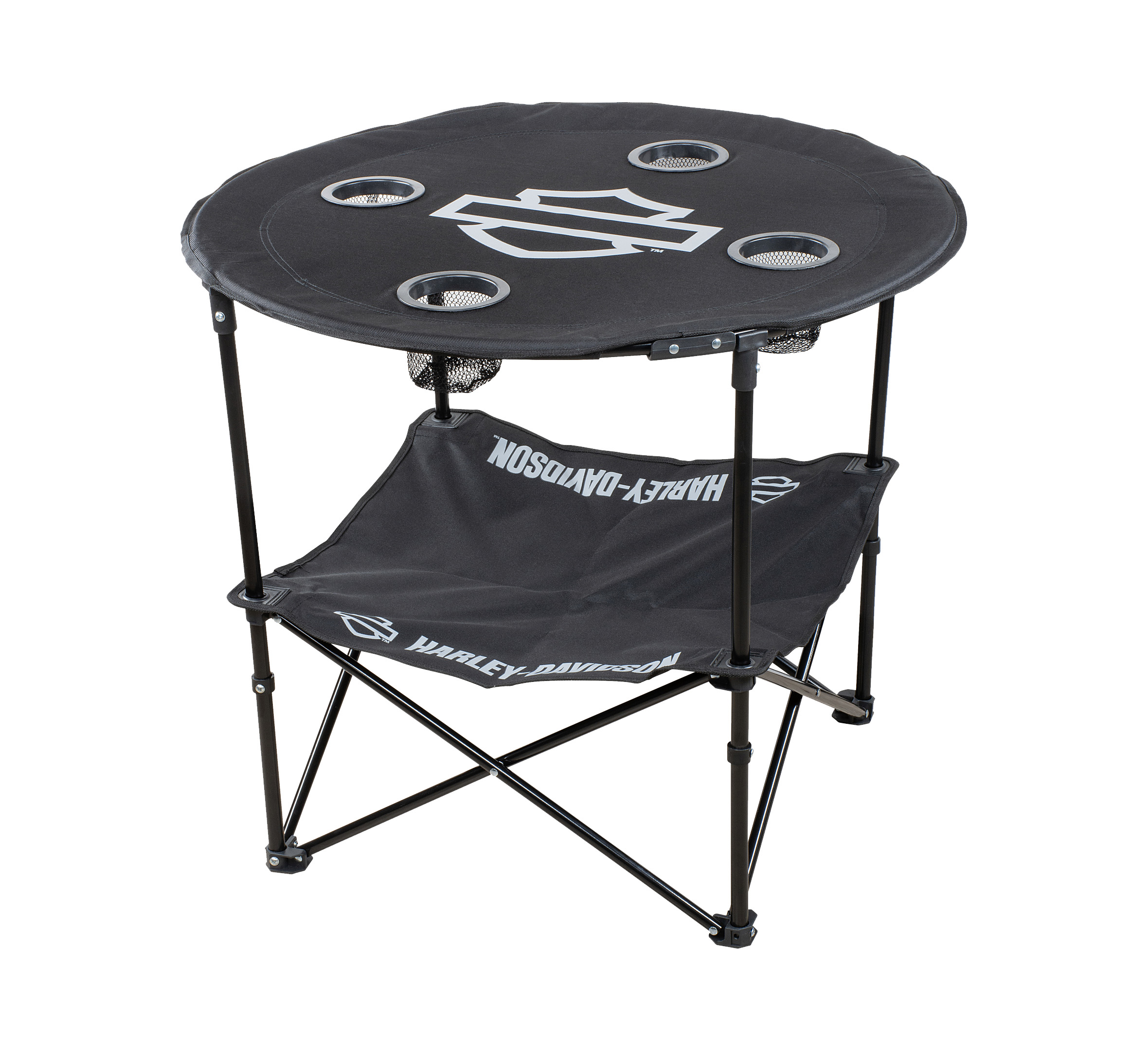 H-D Open Bar & Shield Folding Table