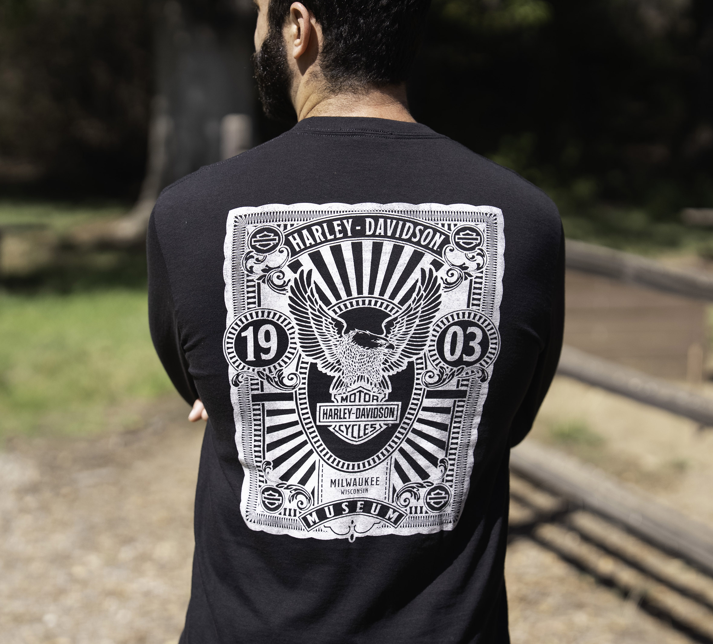 Framed Eagle Long Sleeve Tee | Harley-Davidson USA