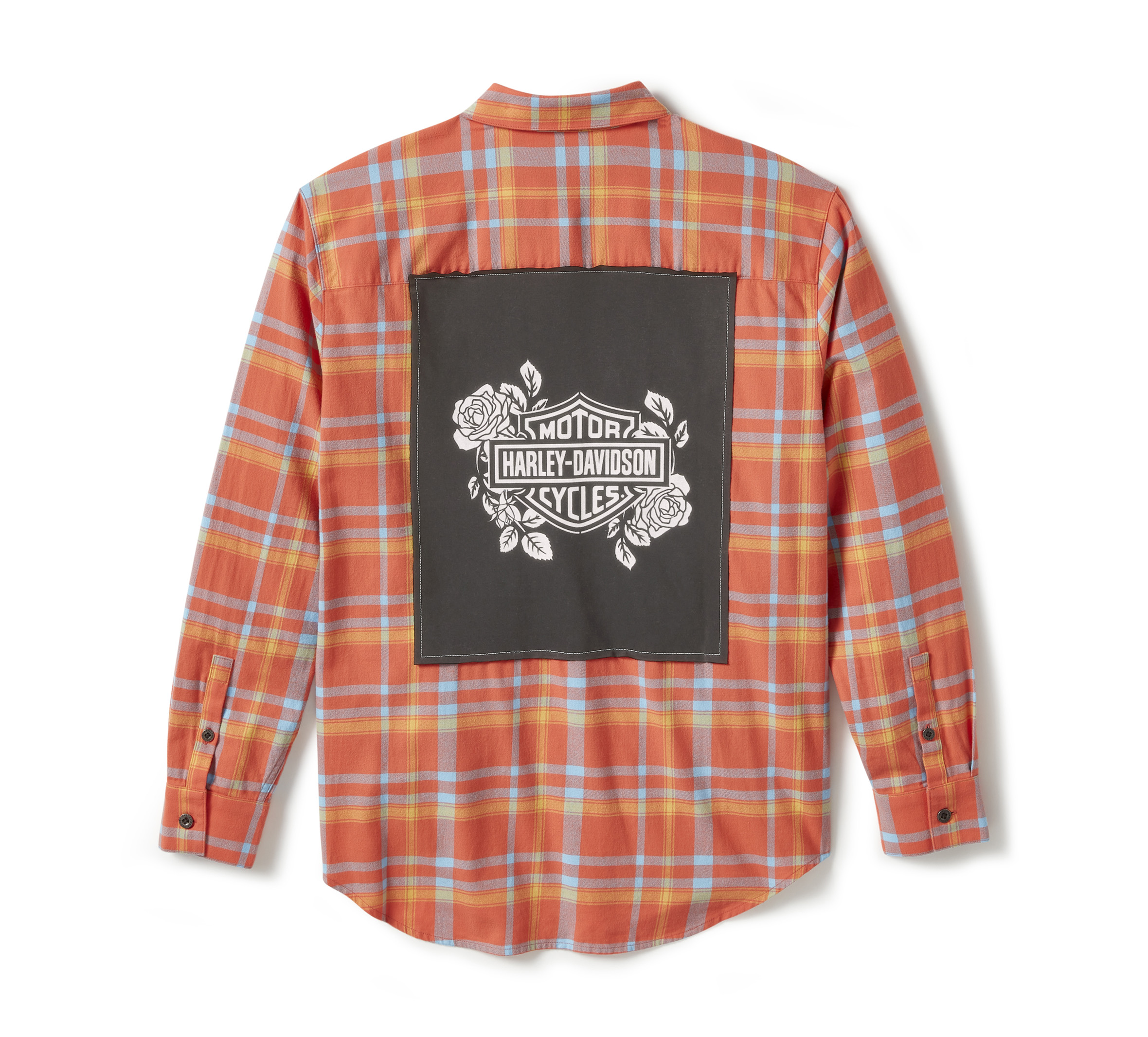 Women's Patch Woven Long Sleeve Shirt