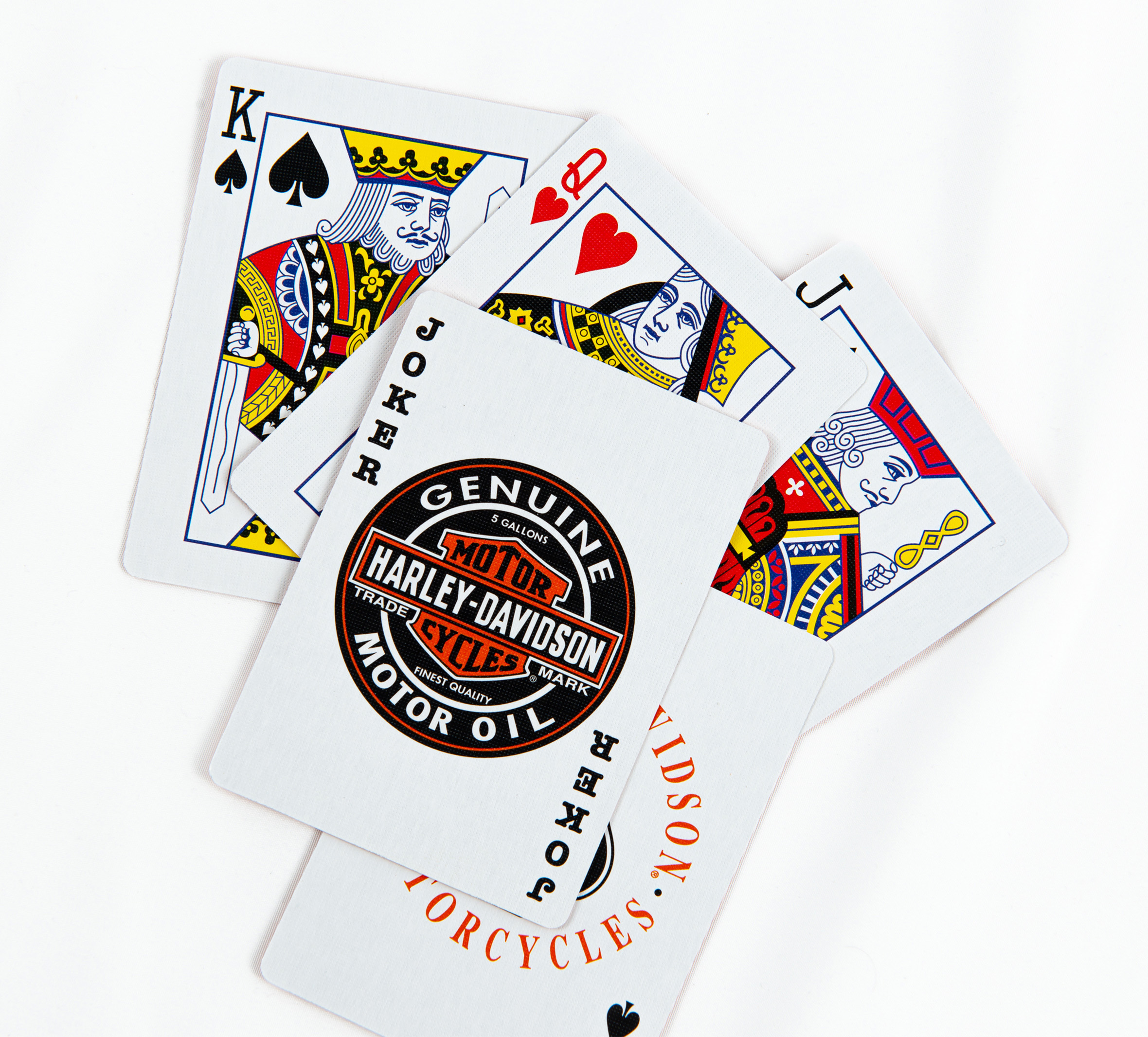 H-D Genuine Motor Oil Can Standard Playing Cards