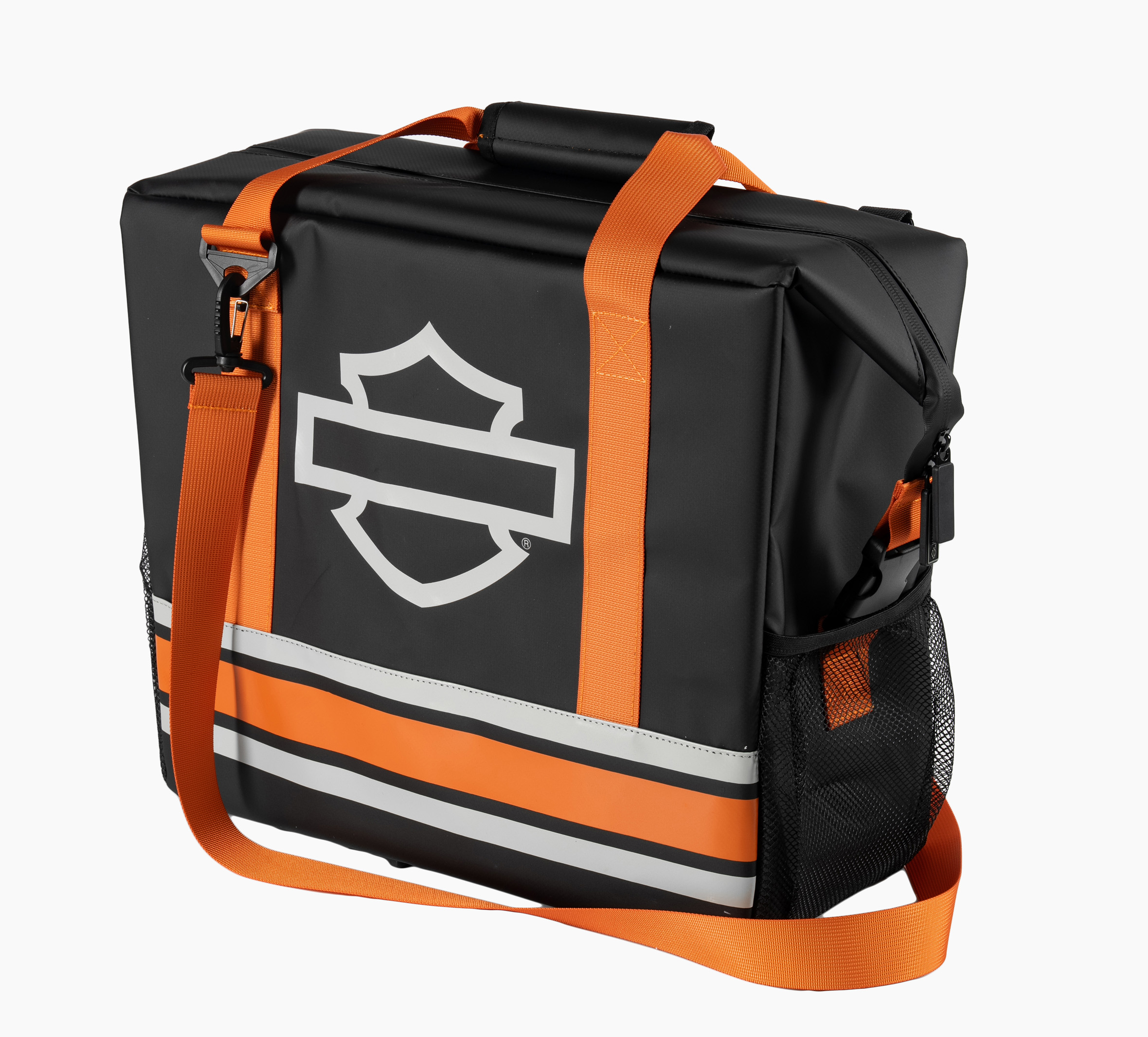 Open Bar & Shield Stripe Soft Cooler Bag
