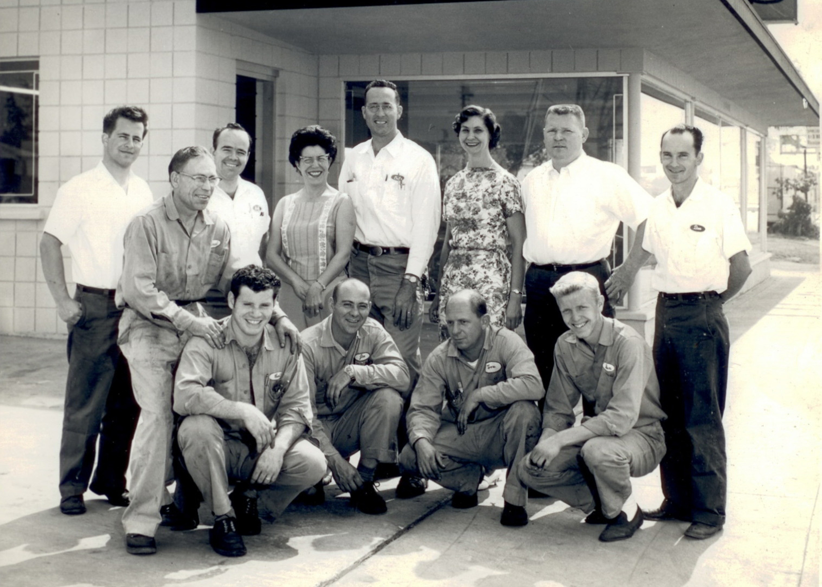 A vintage photograph of Laidlaw’s Rosemead staff.