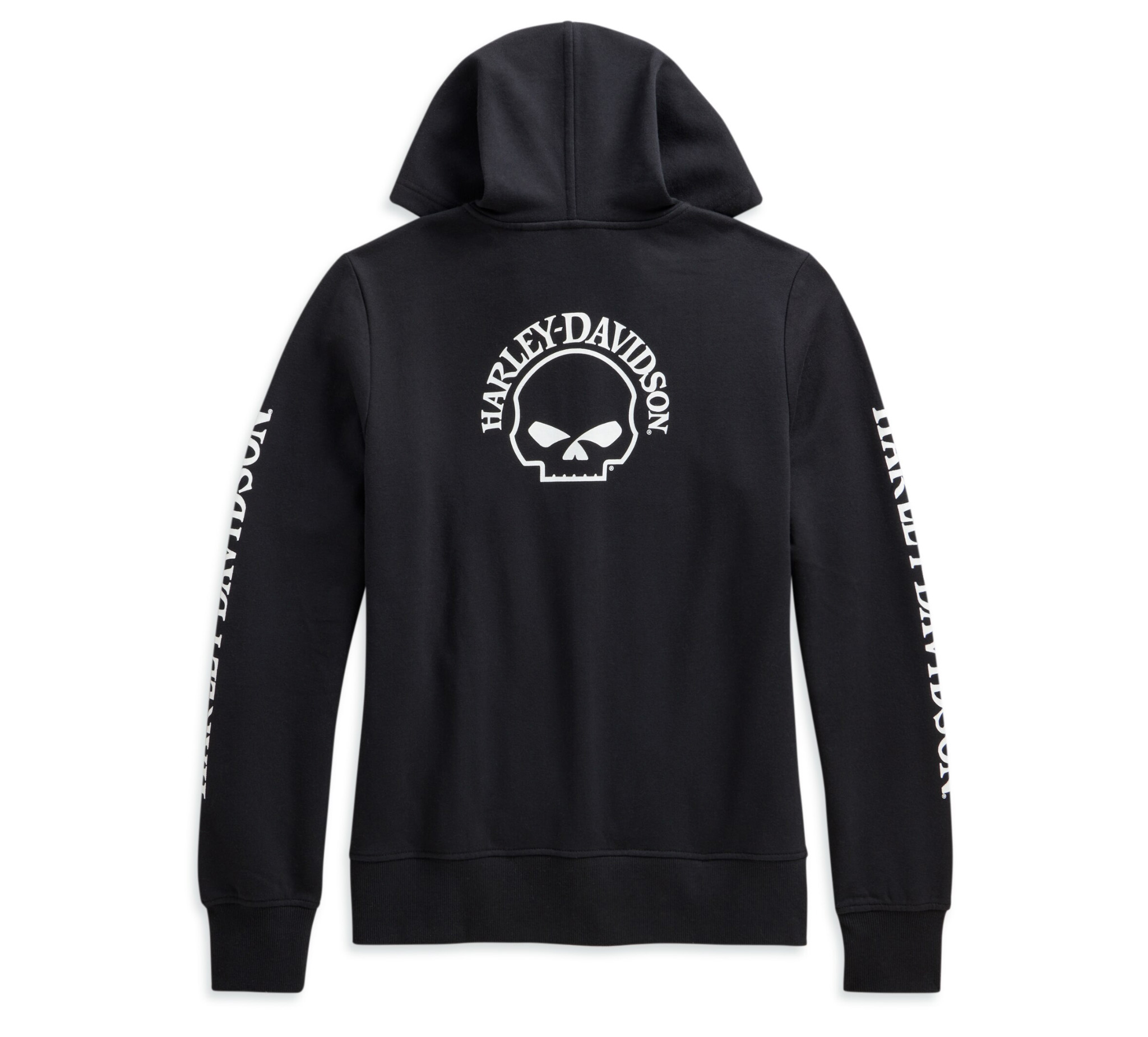 Women's Skull Zip-Front Hoodie
