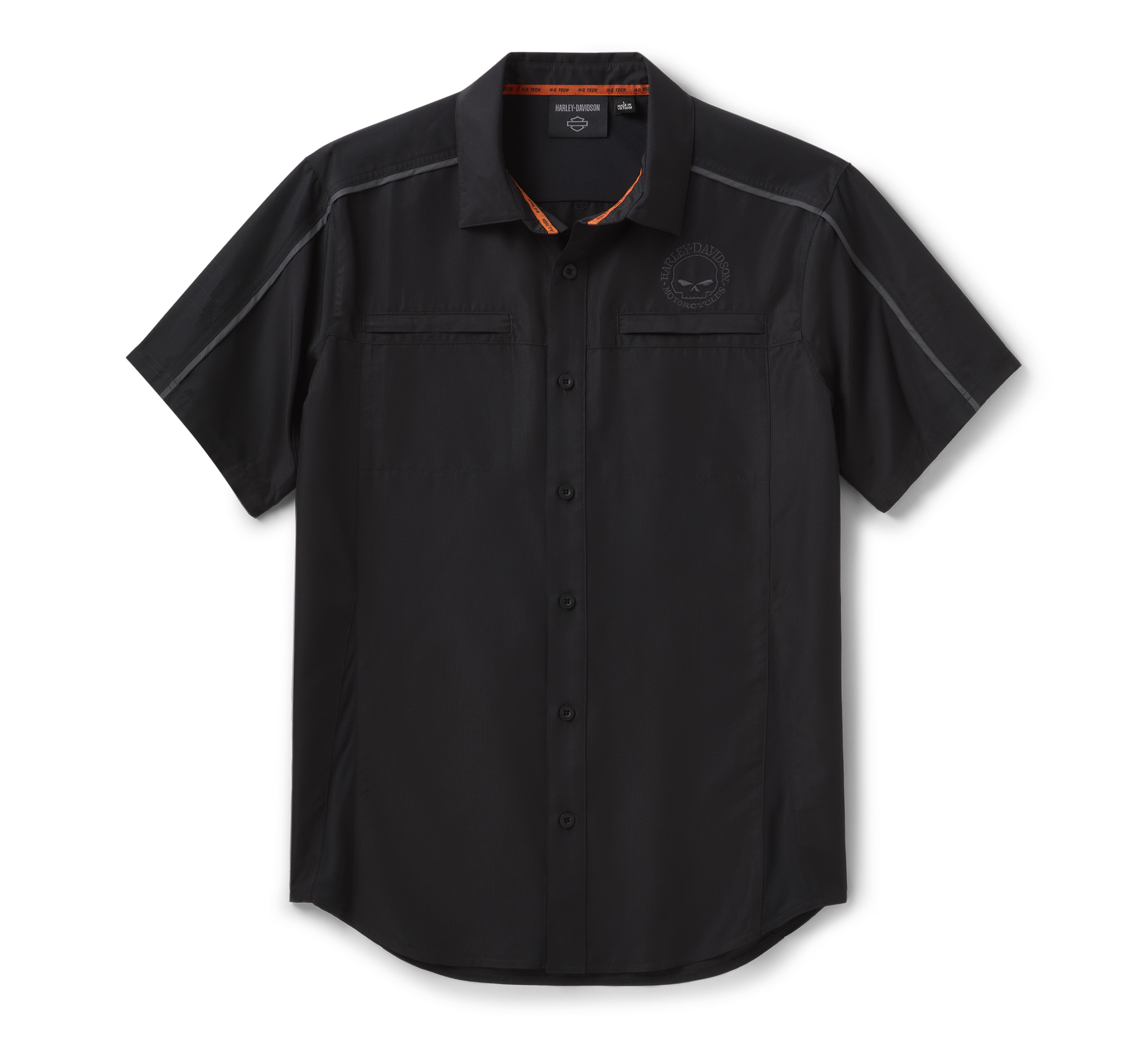 H-D TECH Willie G  Skull Vented  Shirt voor mannen