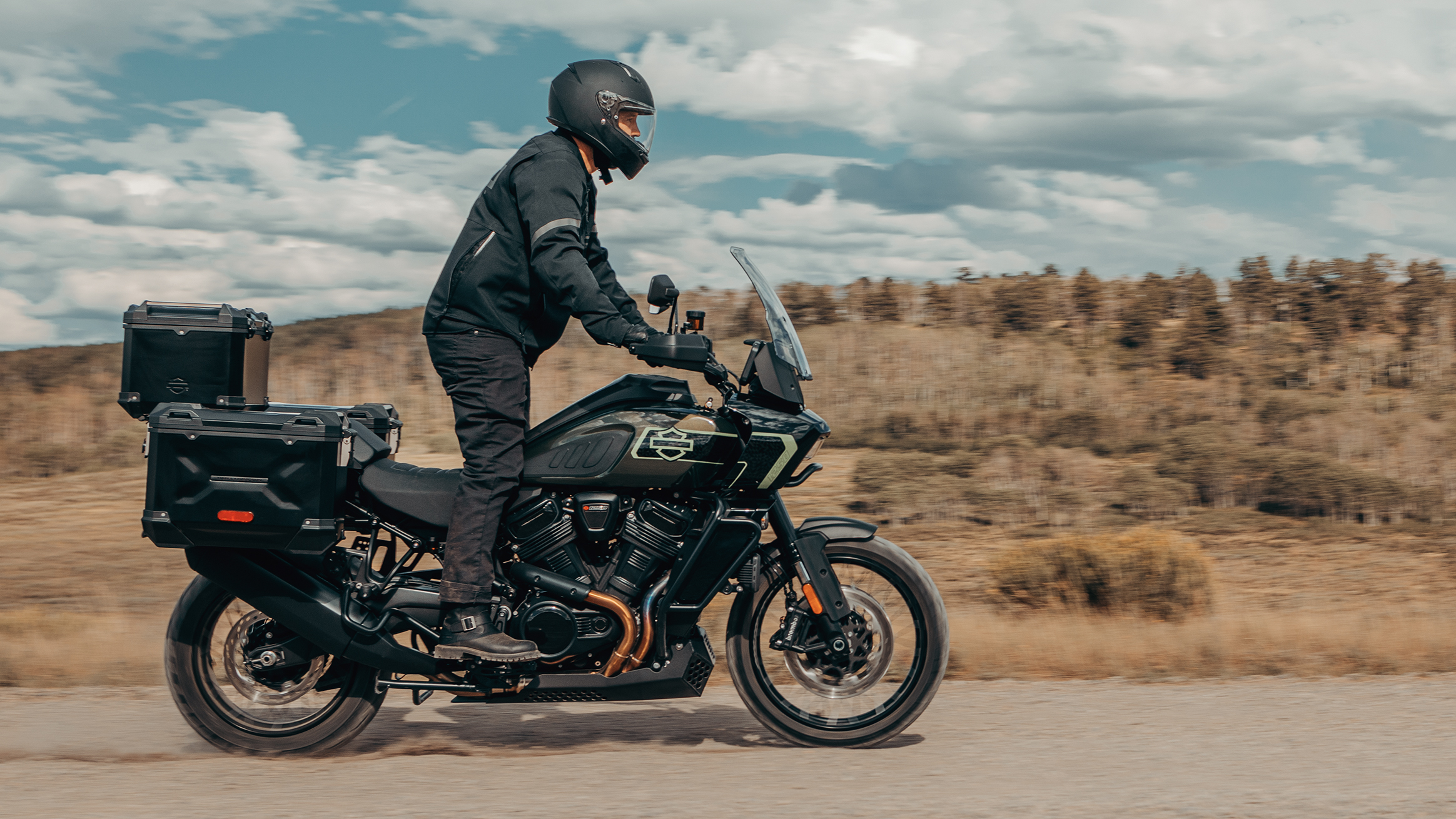 2026 Pan America 1250 Limited Riding Shot