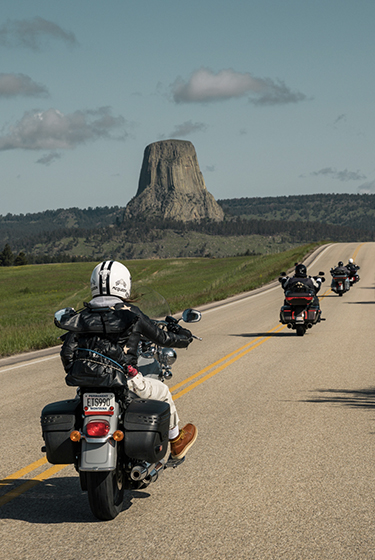 motorcycle near Sturgis