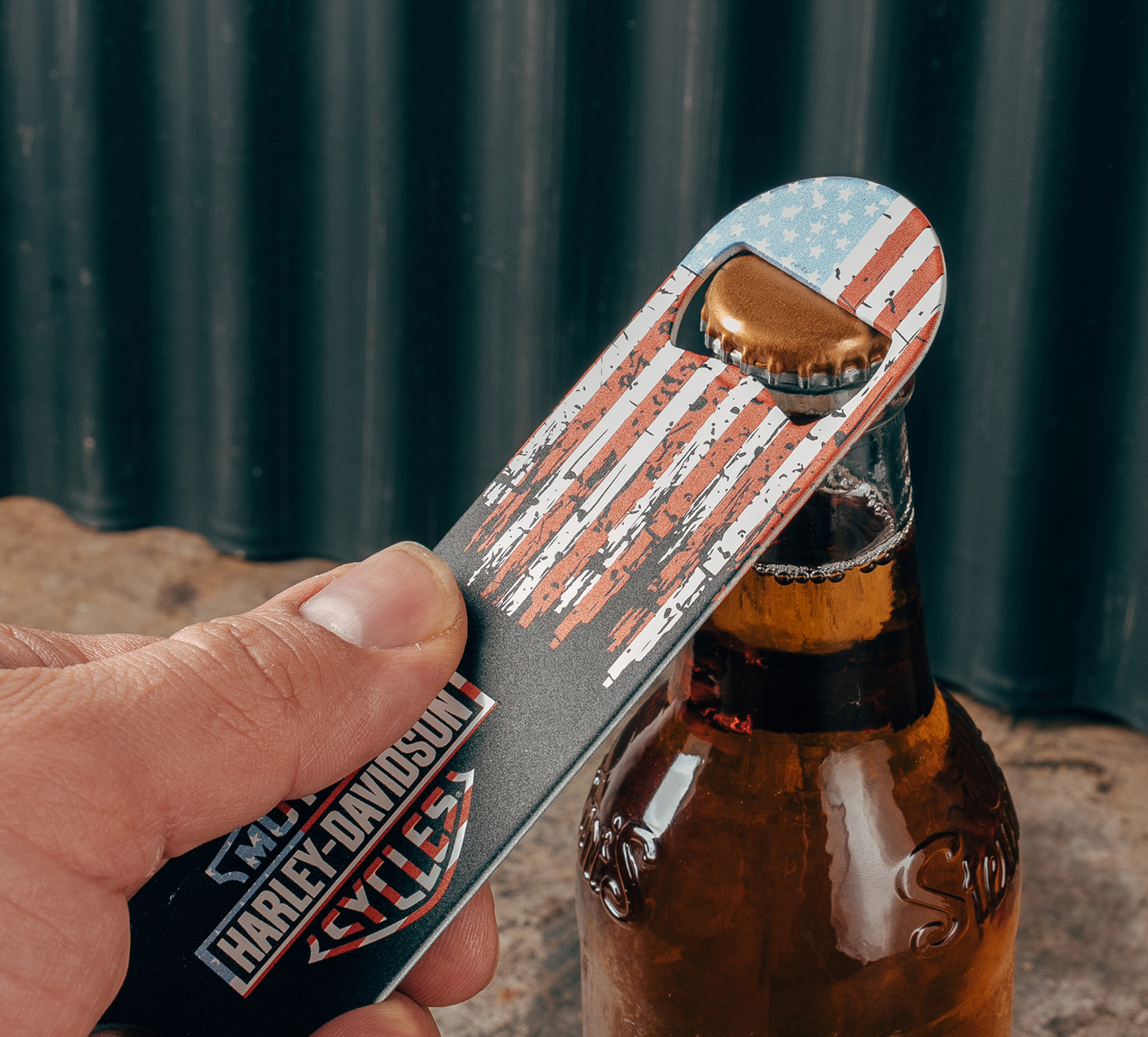 Americana Metal Bottle Opener
