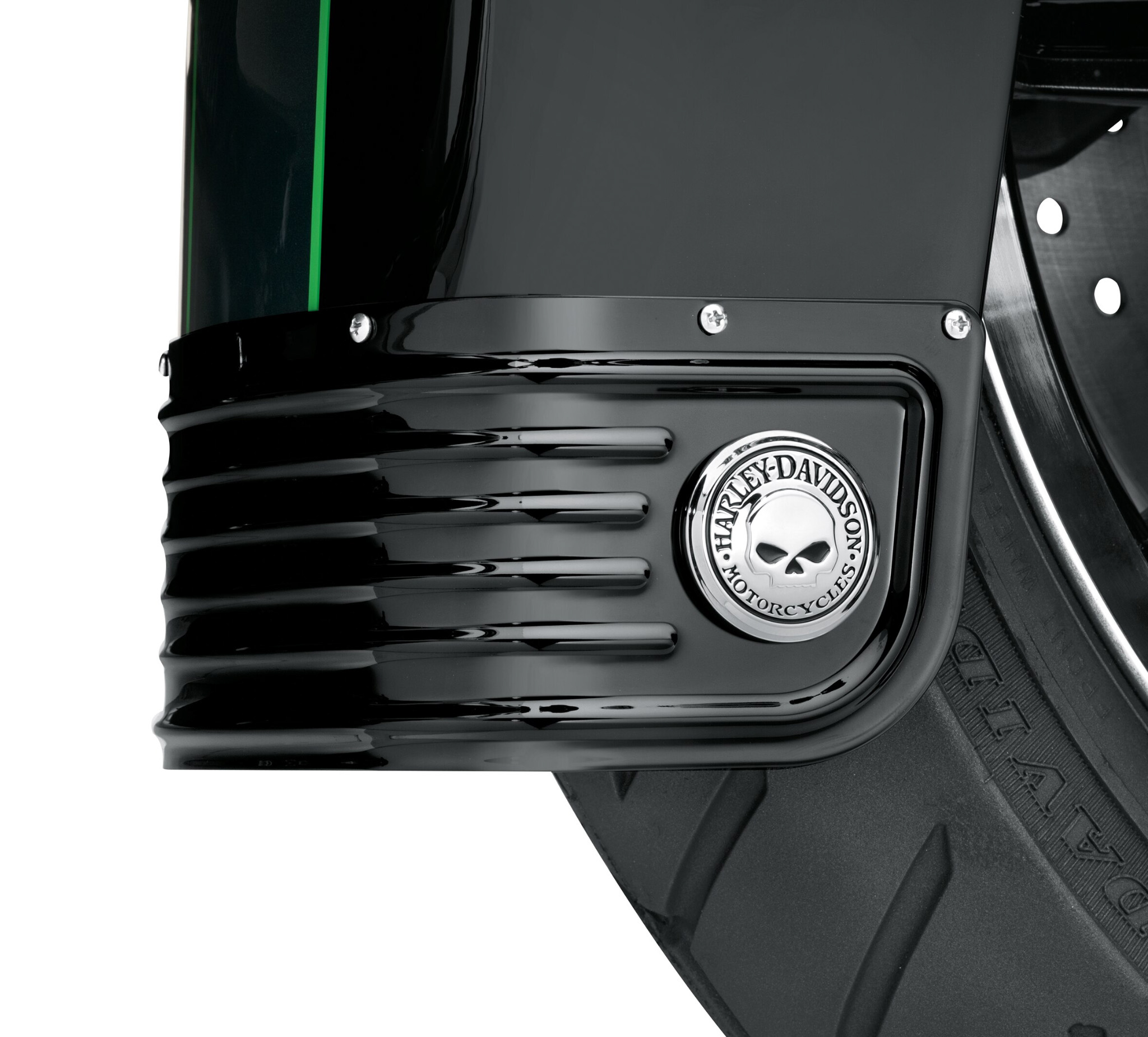 Willie G Skull Fender Skirt Medallions