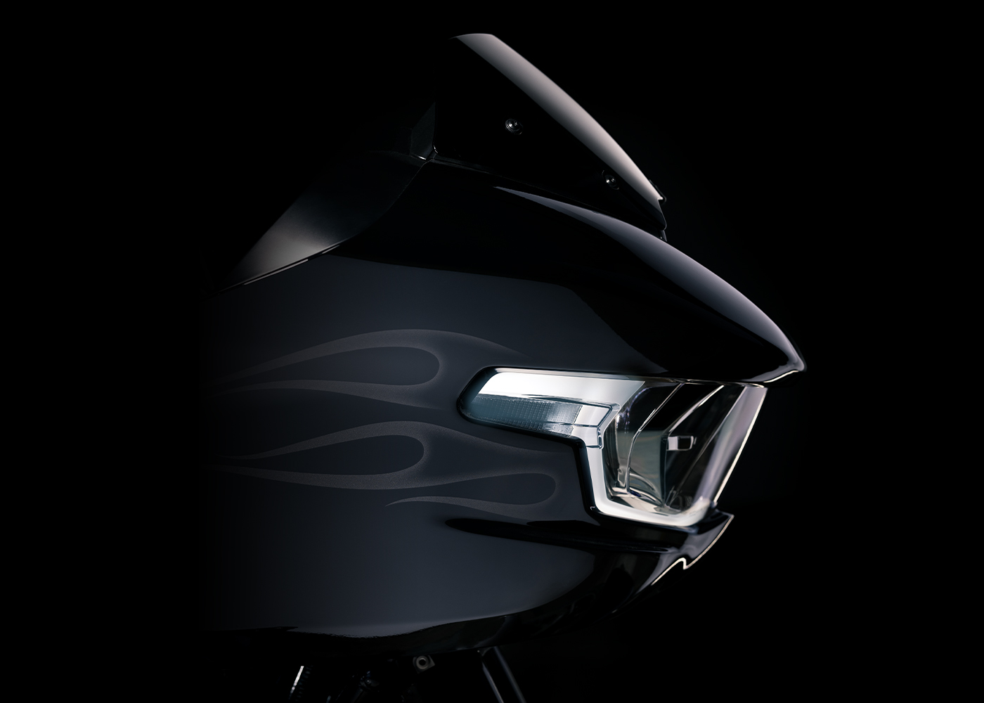 Motorcycle beauty shot