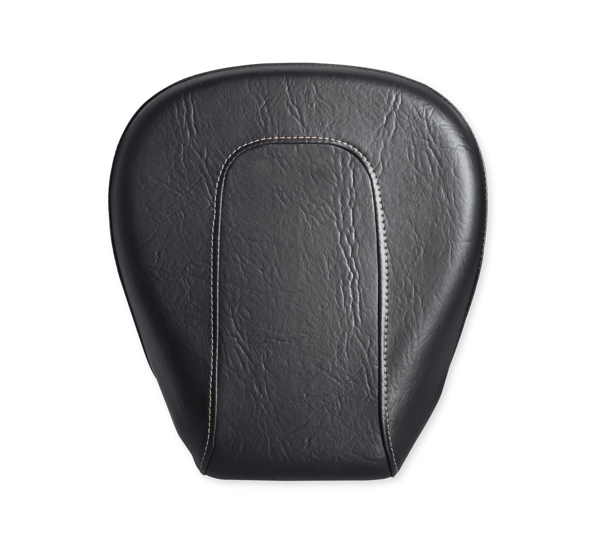 Low-Profile Passenger Pillion – Black Diamond with Toast Stitching