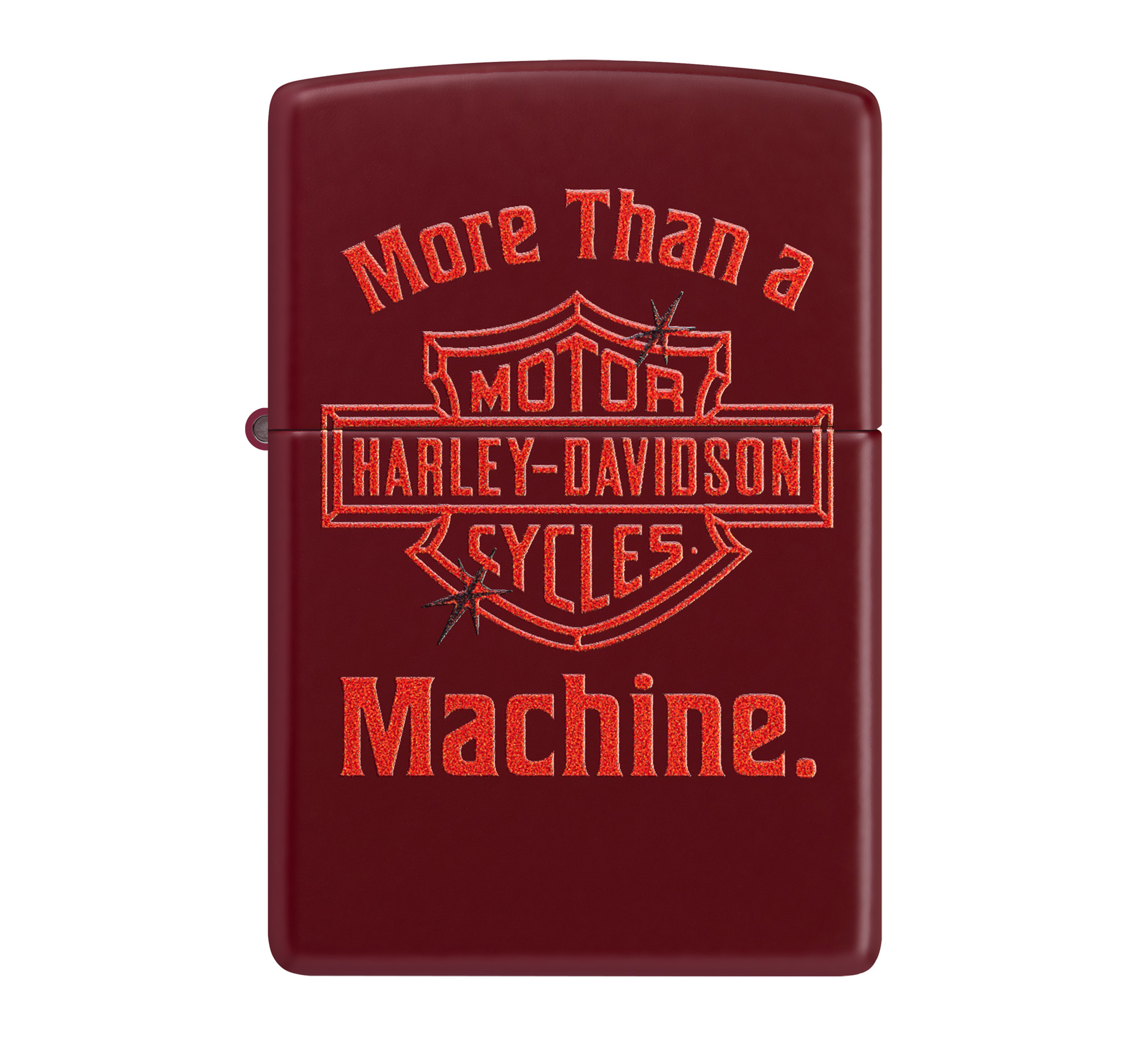 Harley-Davidson® More Than a Machine Red Matte Windproof Ligher